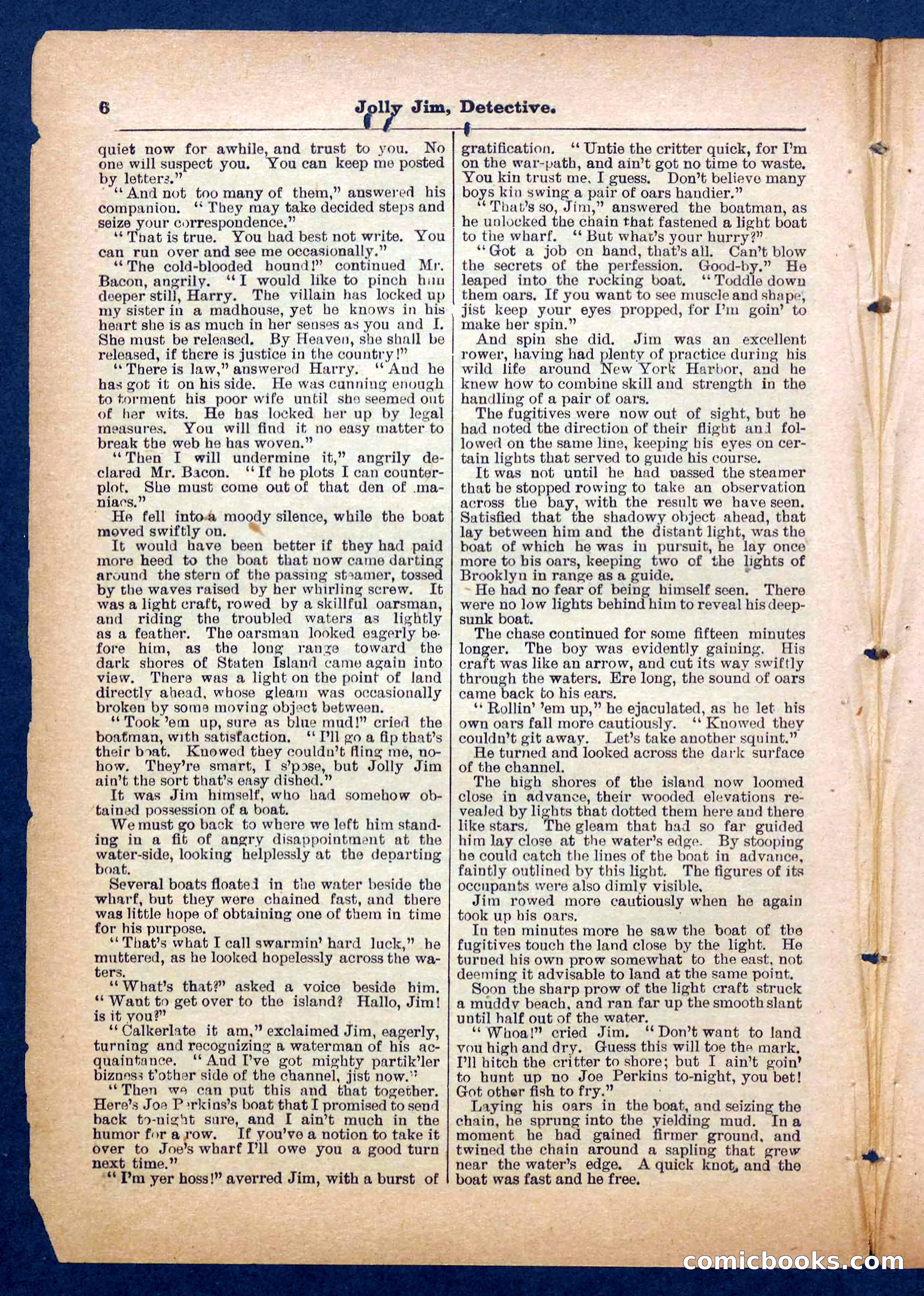 Beadle's Pocket Library No. 255: Jolly Jim, Detective — page 6 of 32