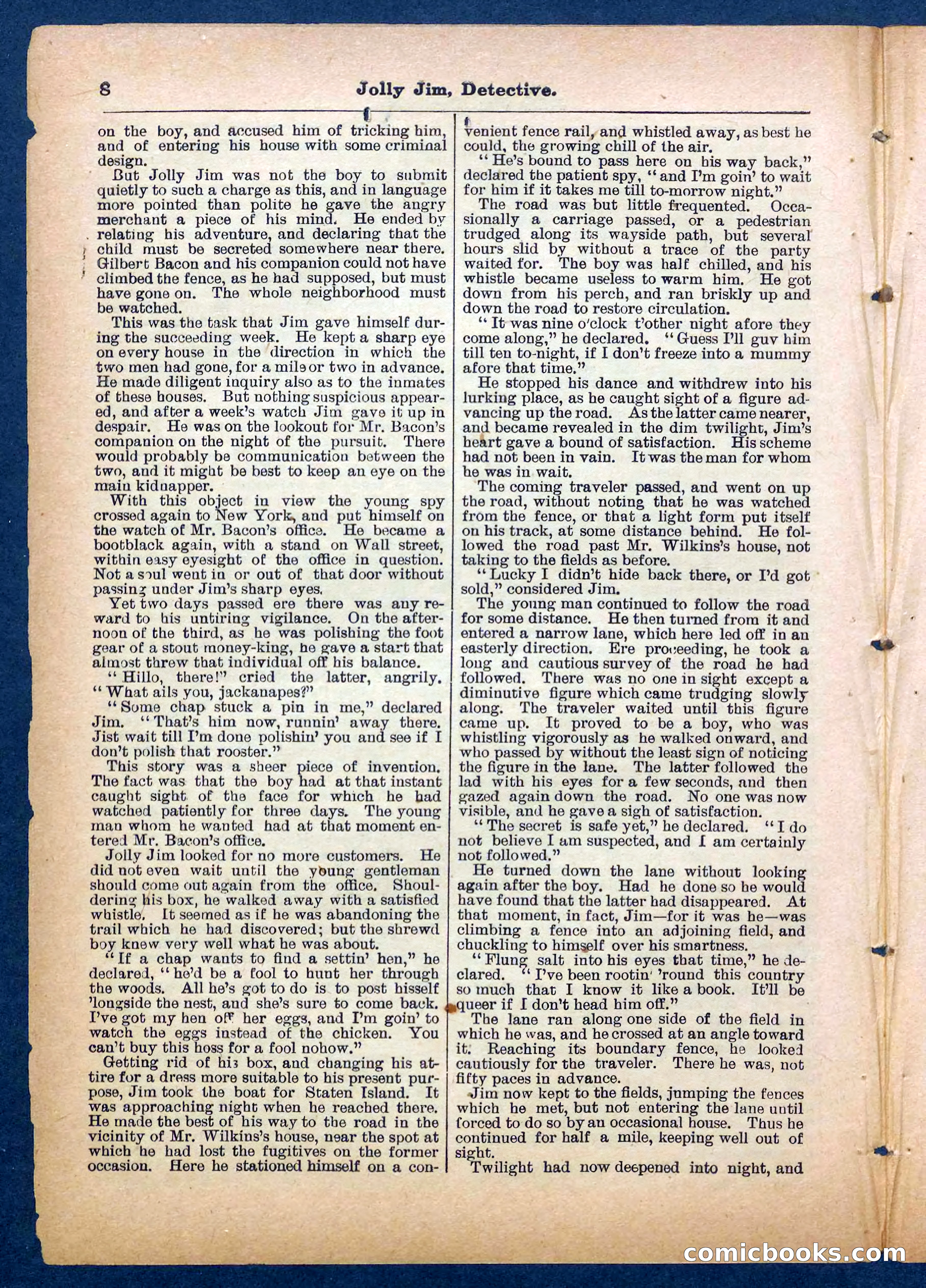 Beadle's Pocket Library No. 255: Jolly Jim, Detective — page 8 of 32