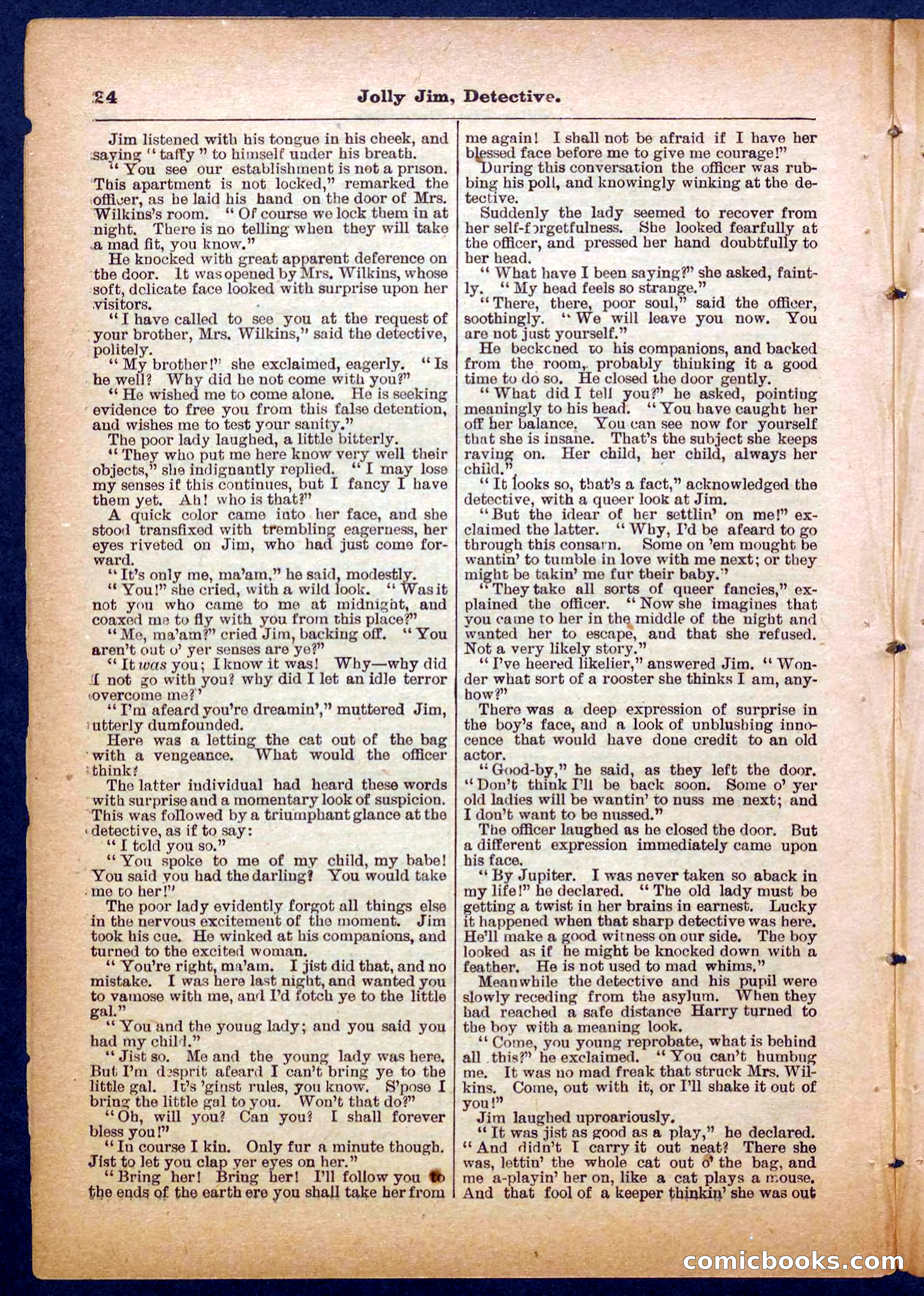 Beadle's Pocket Library No. 255: Jolly Jim, Detective — page 24 of 32