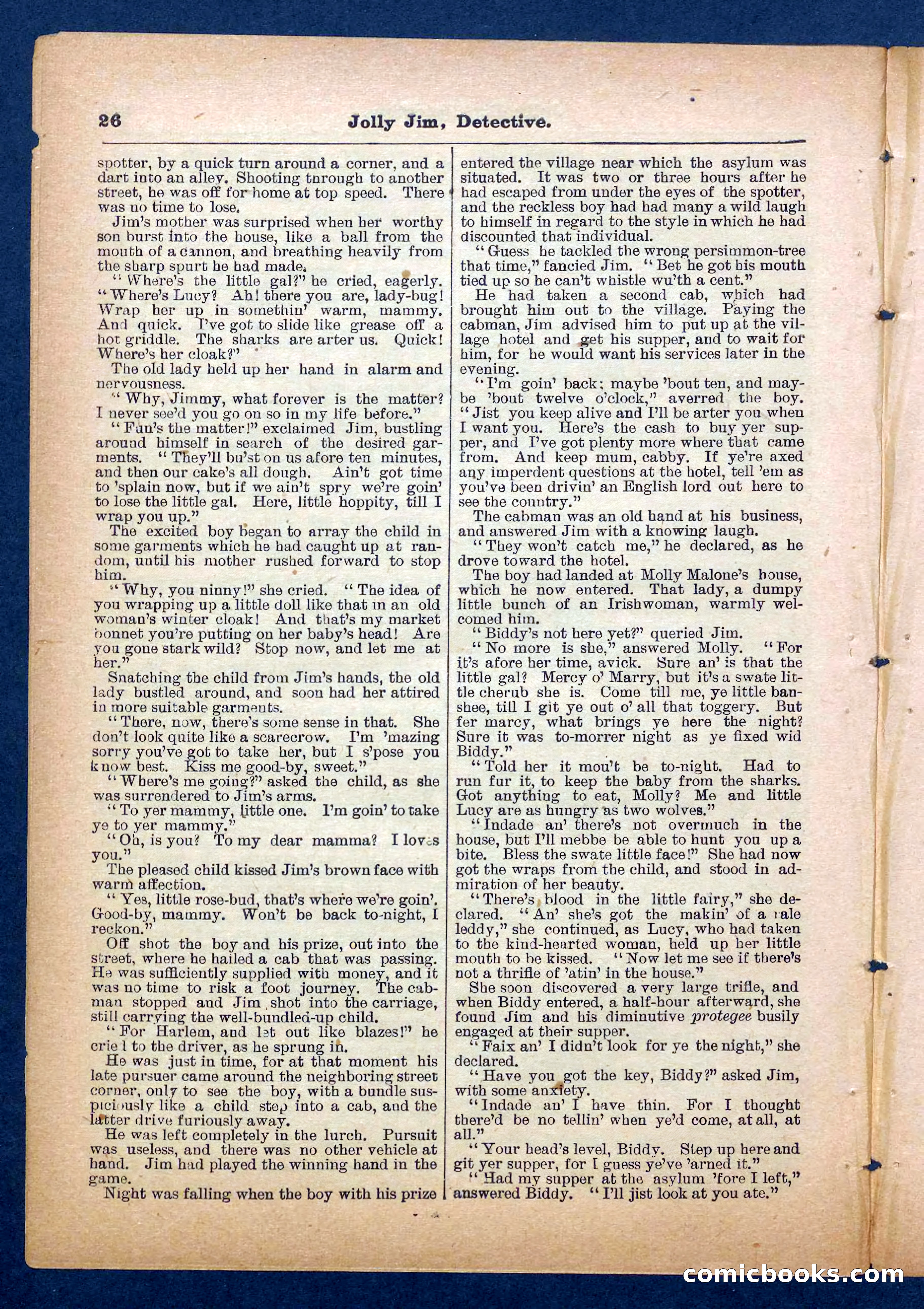 Beadle's Pocket Library No. 255: Jolly Jim, Detective — page 26 of 32