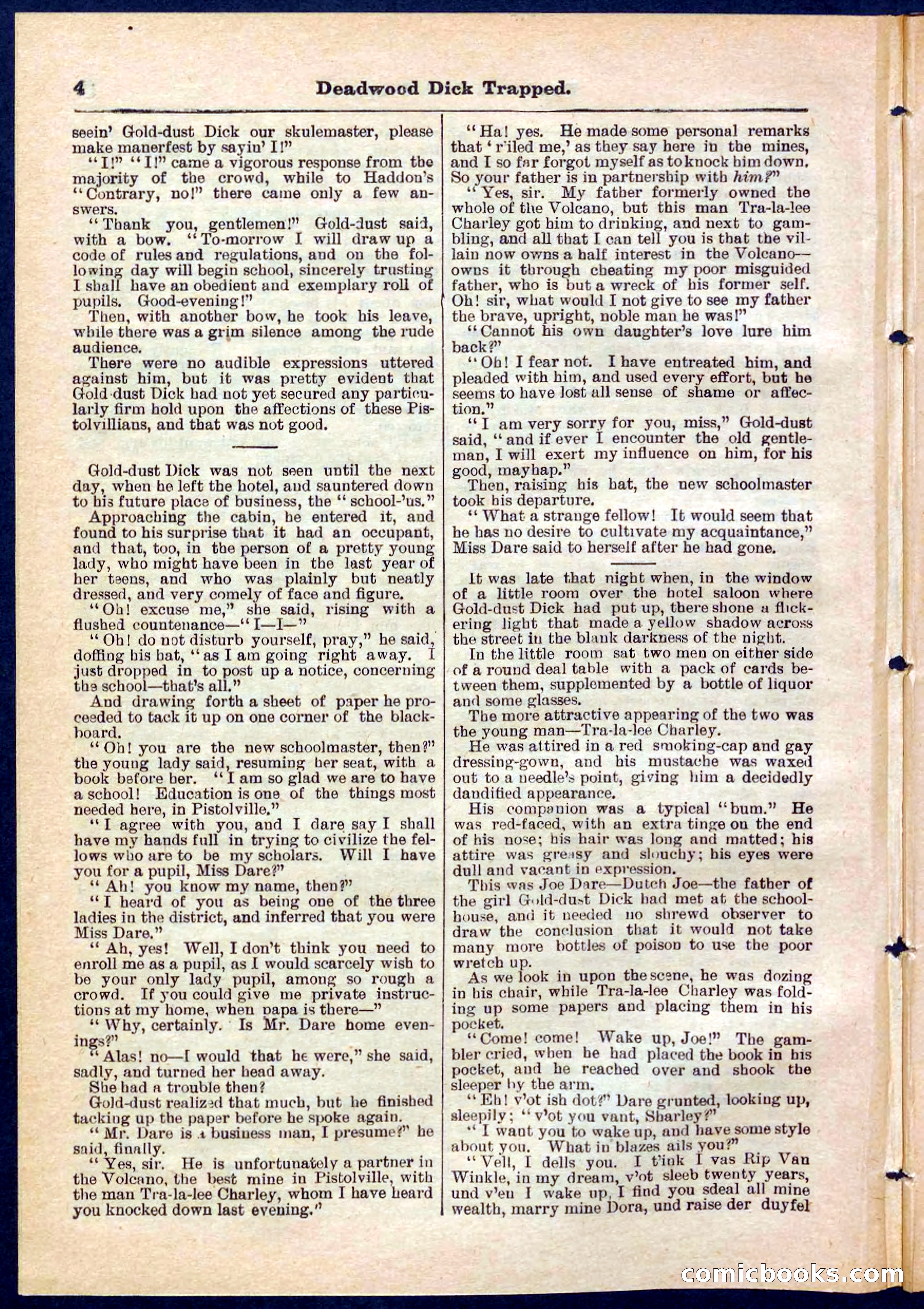 Beadle's Pocket Library No. 276 — page 4 of 32