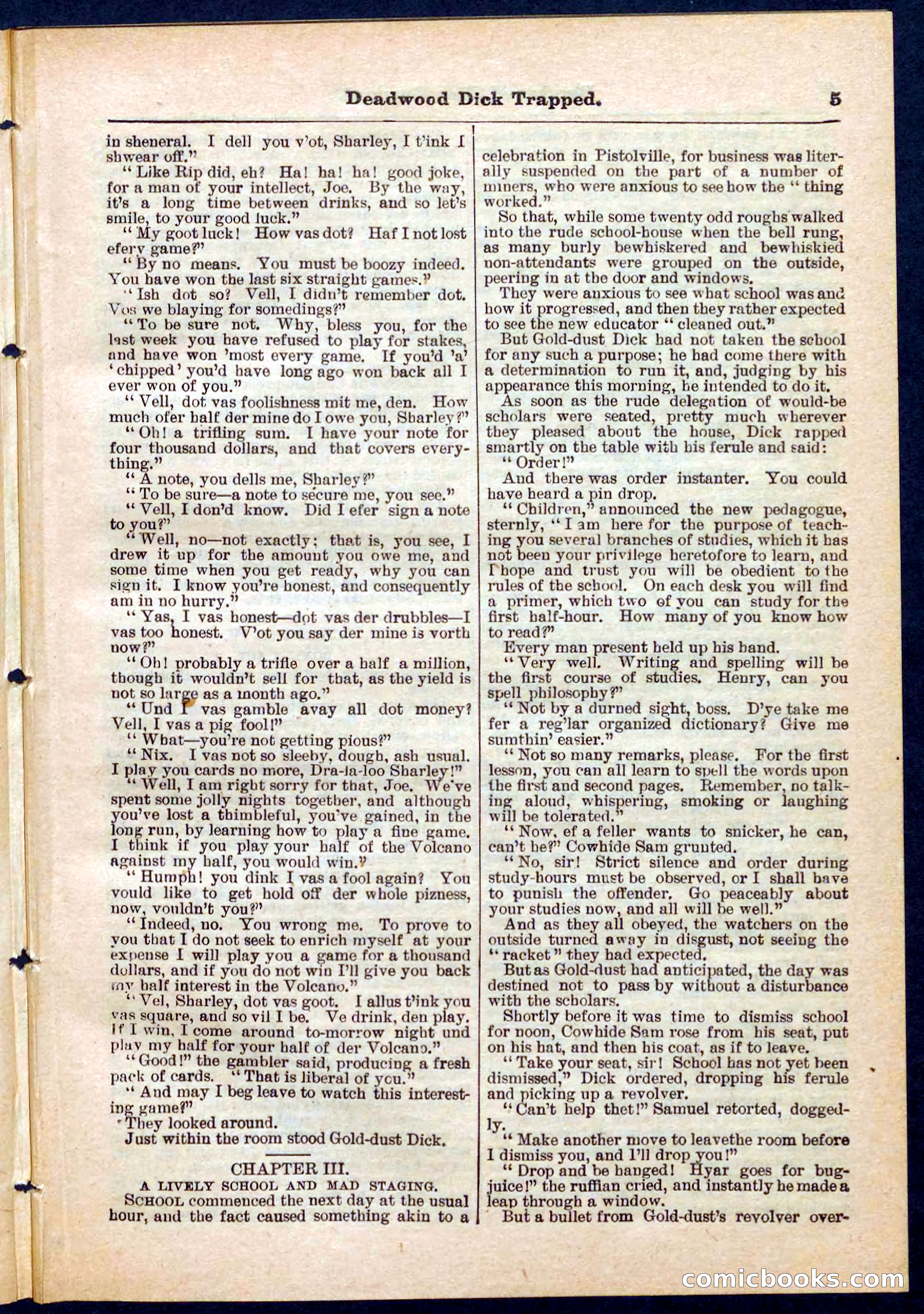 Beadle's Pocket Library No. 276 — page 5 of 32
