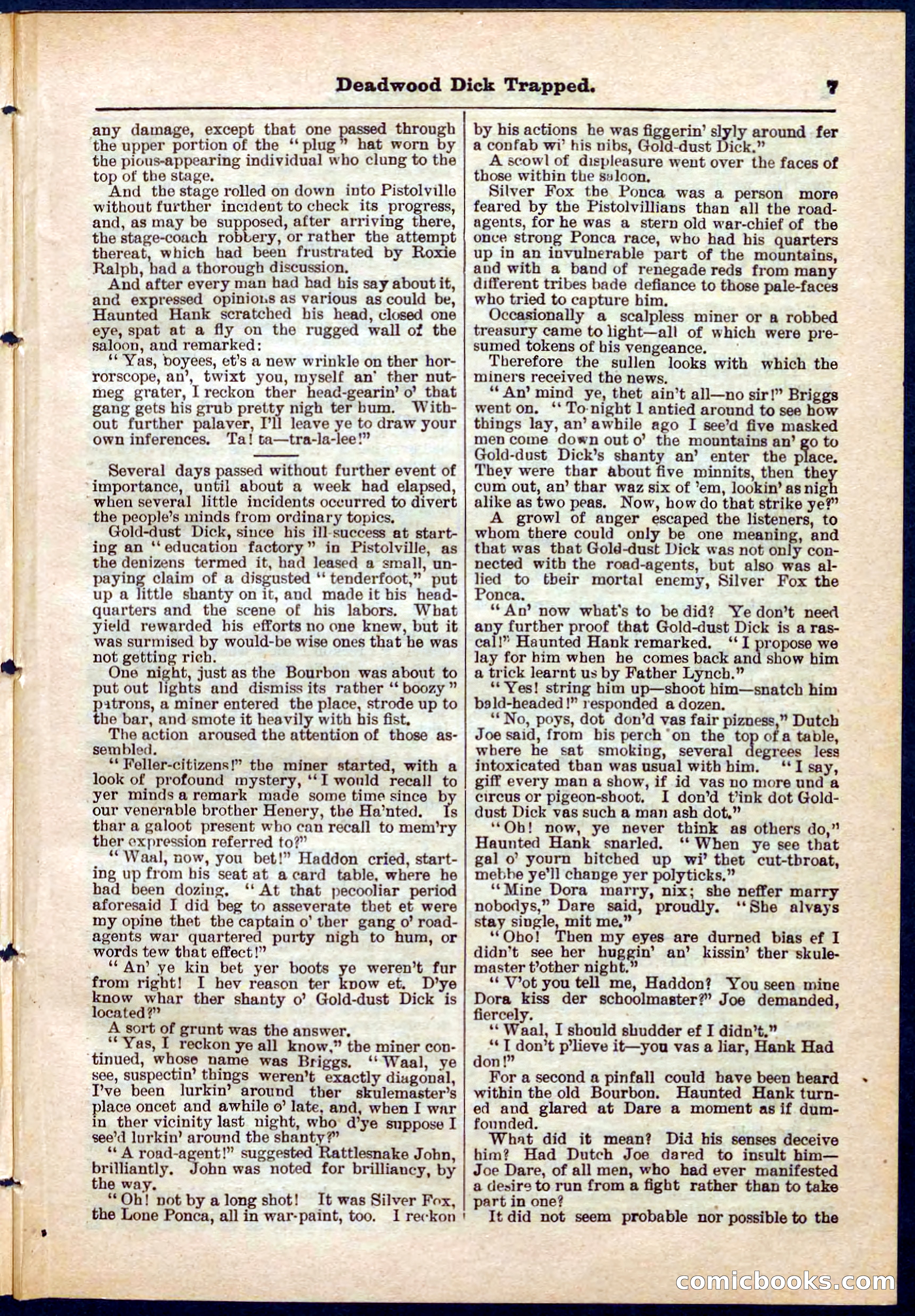 Beadle's Pocket Library No. 276 — page 7 of 32