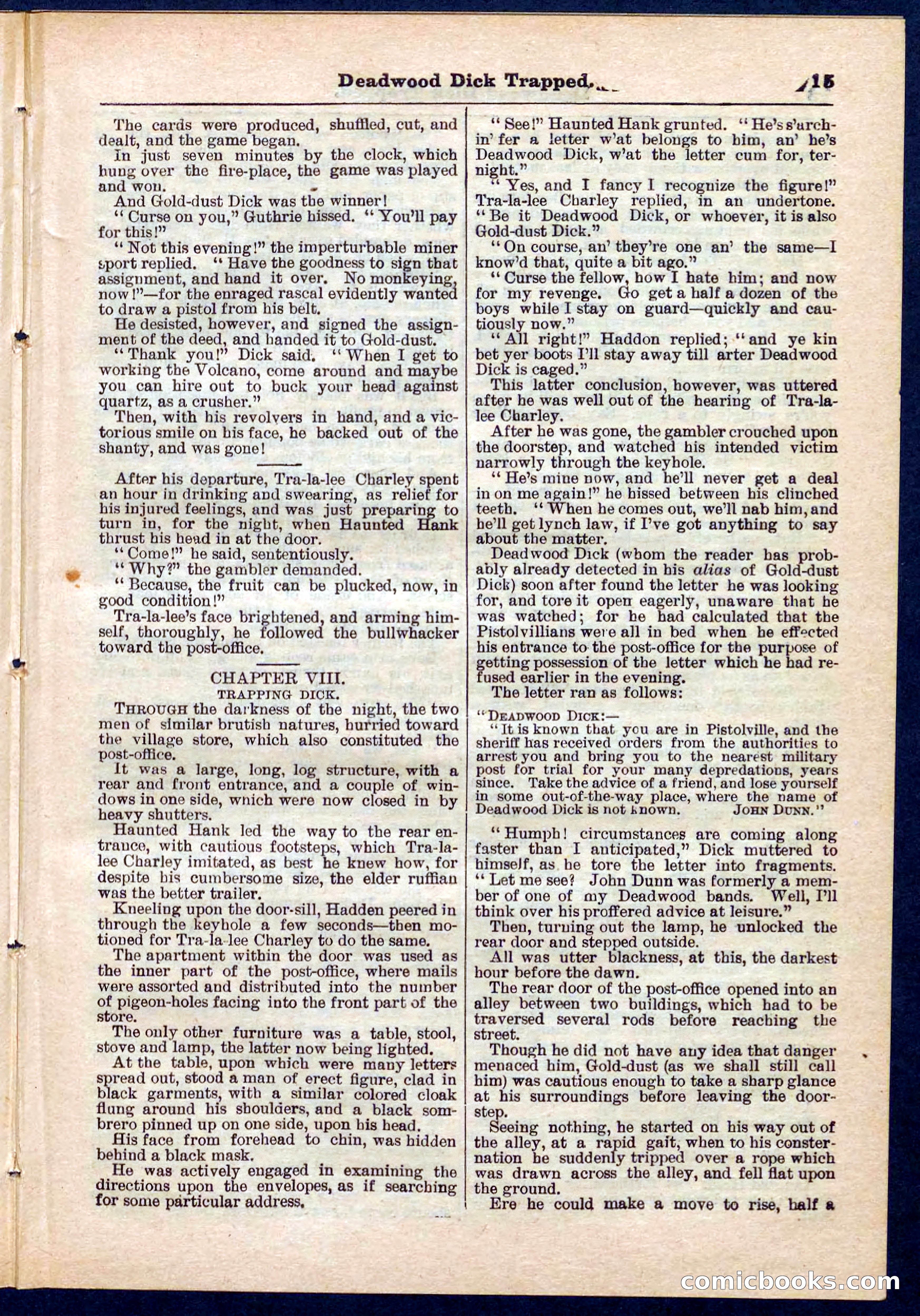 Beadle's Pocket Library No. 276 — page 15 of 32