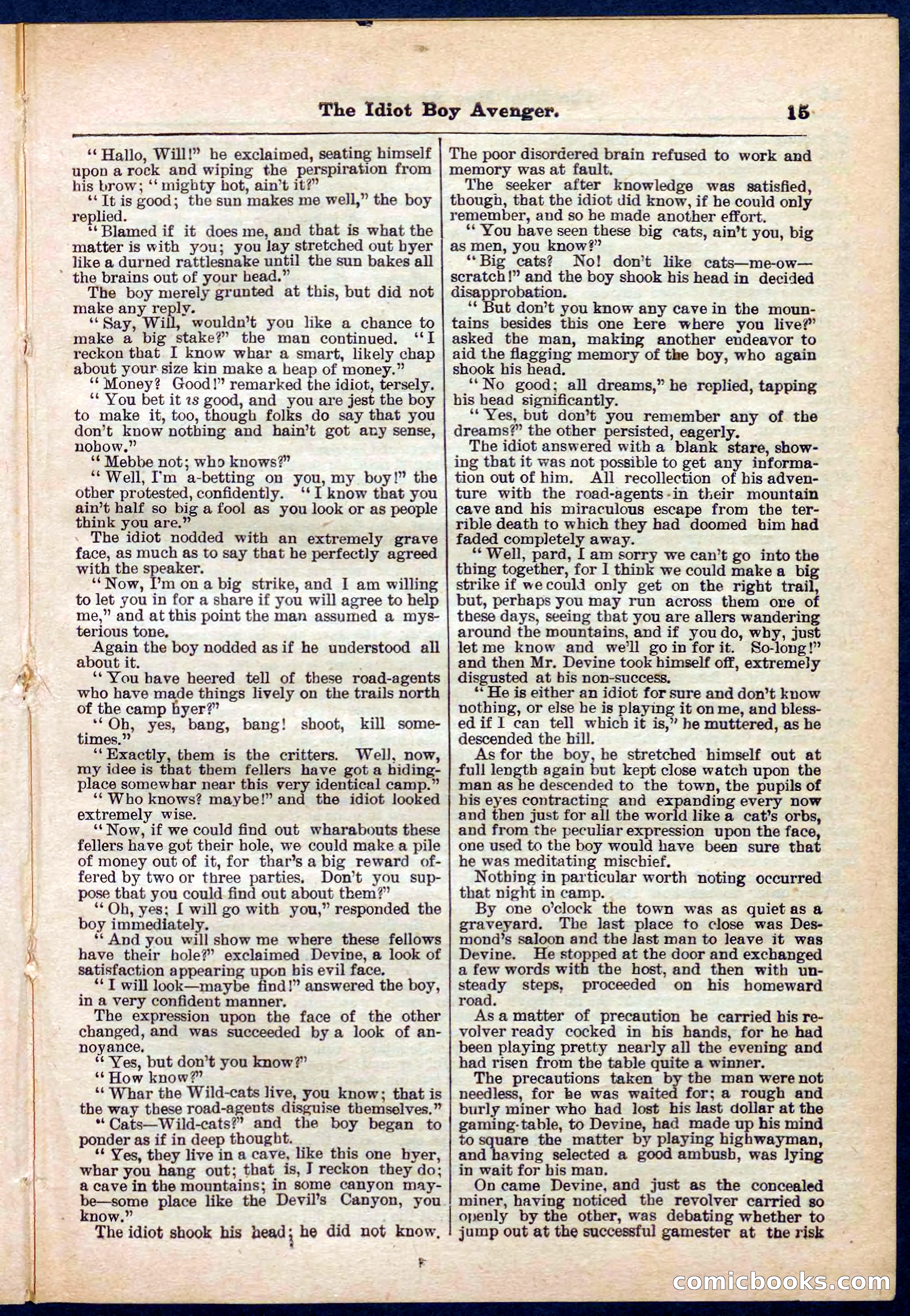 Beadle's Pocket Library No. 277 — page 15 of 32
