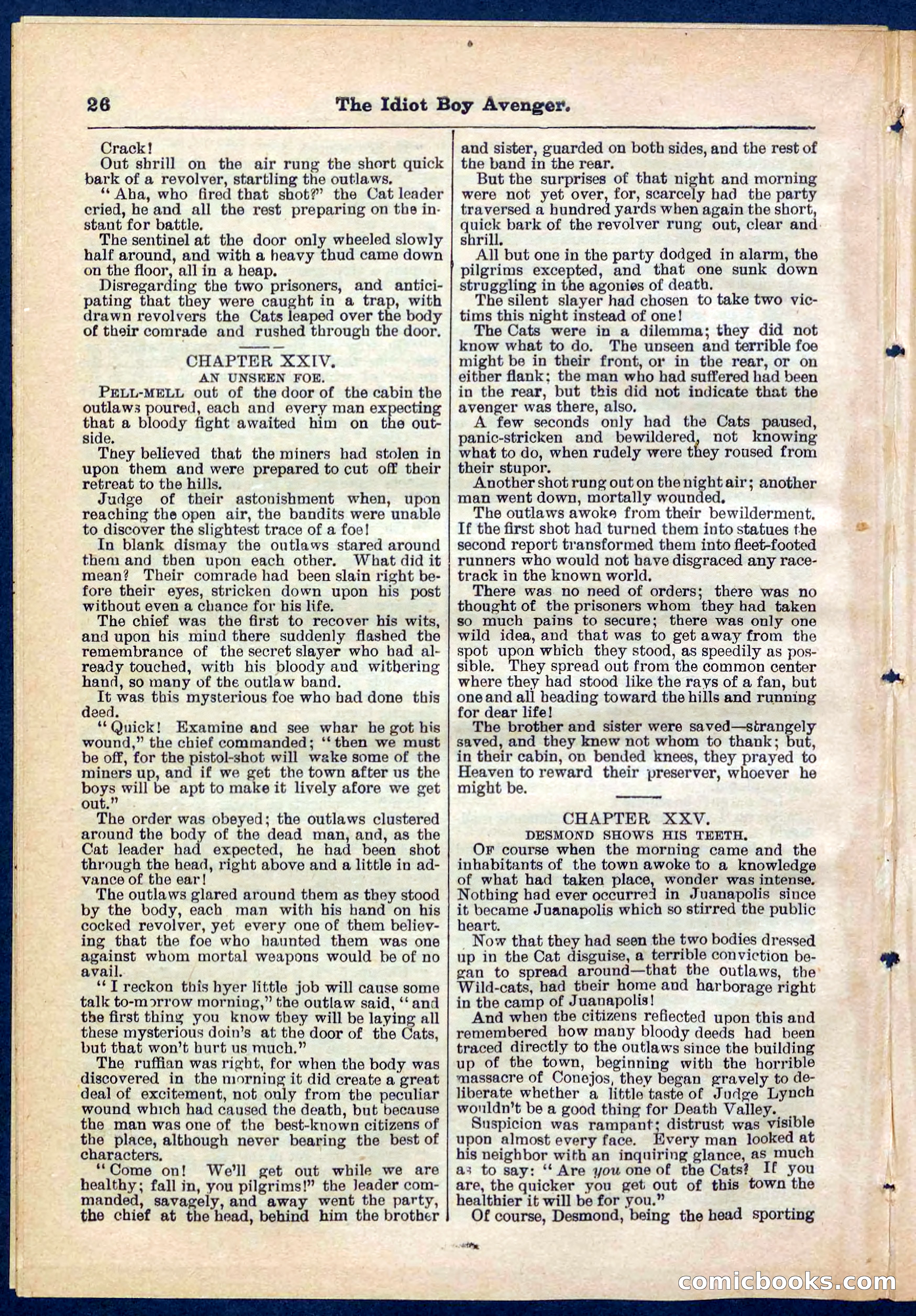 Beadle's Pocket Library No. 277 — page 26 of 32