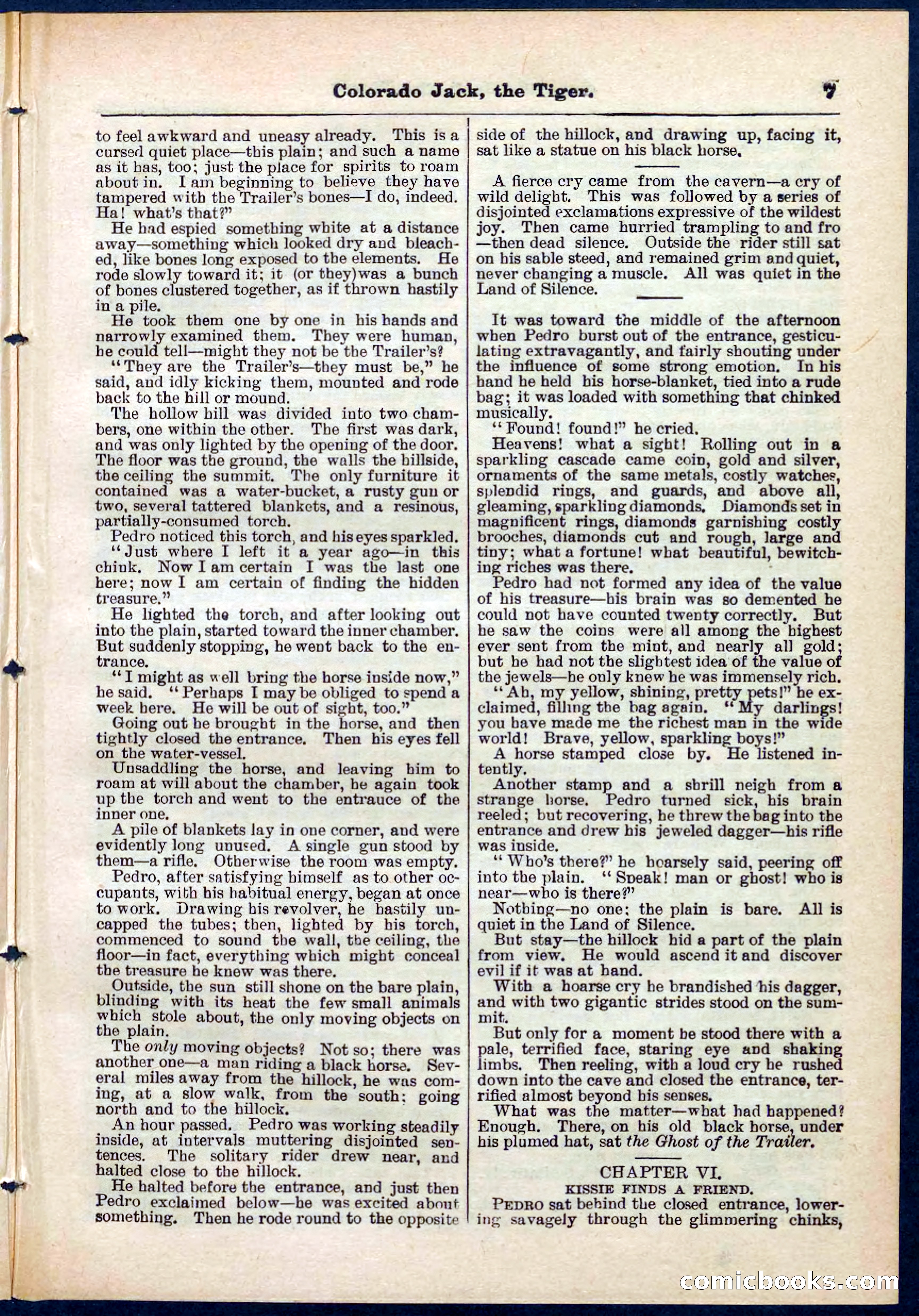 Beadle's Pocket Library No. 279: Colorado Jack the Tiger — page 7 of 32