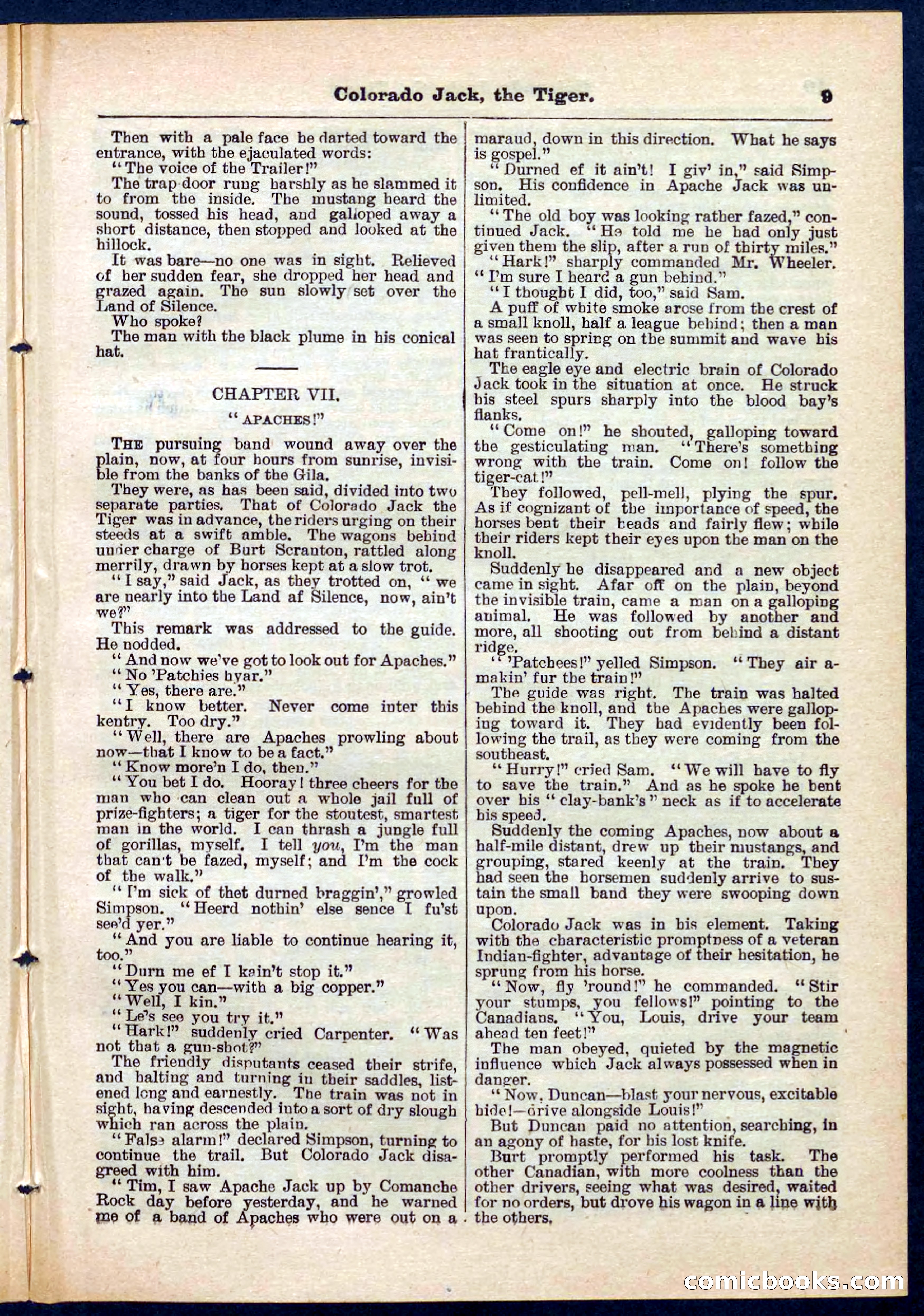 Beadle's Pocket Library No. 279: Colorado Jack the Tiger — page 9 of 32