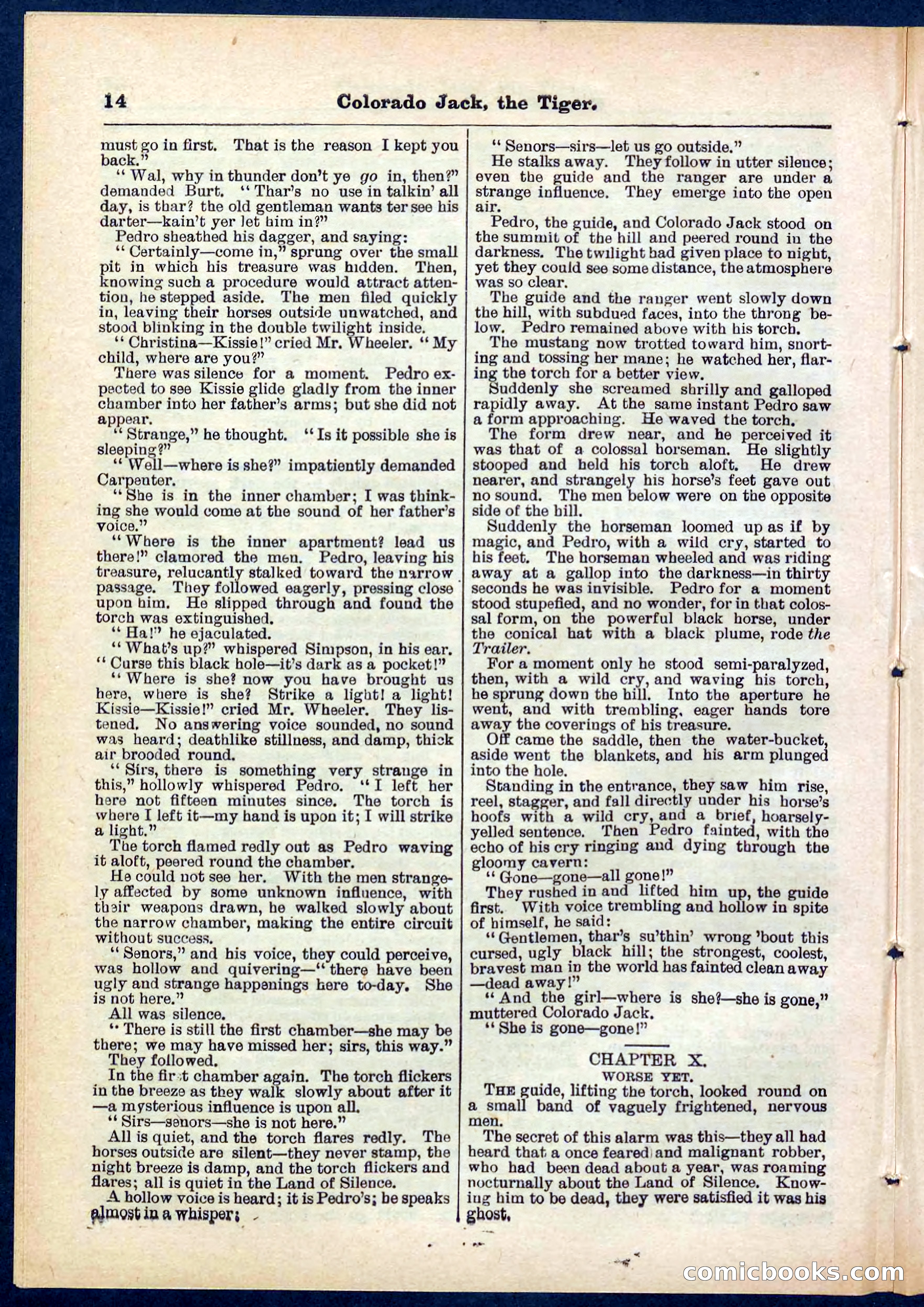Beadle's Pocket Library No. 279: Colorado Jack the Tiger — page 14 of 32