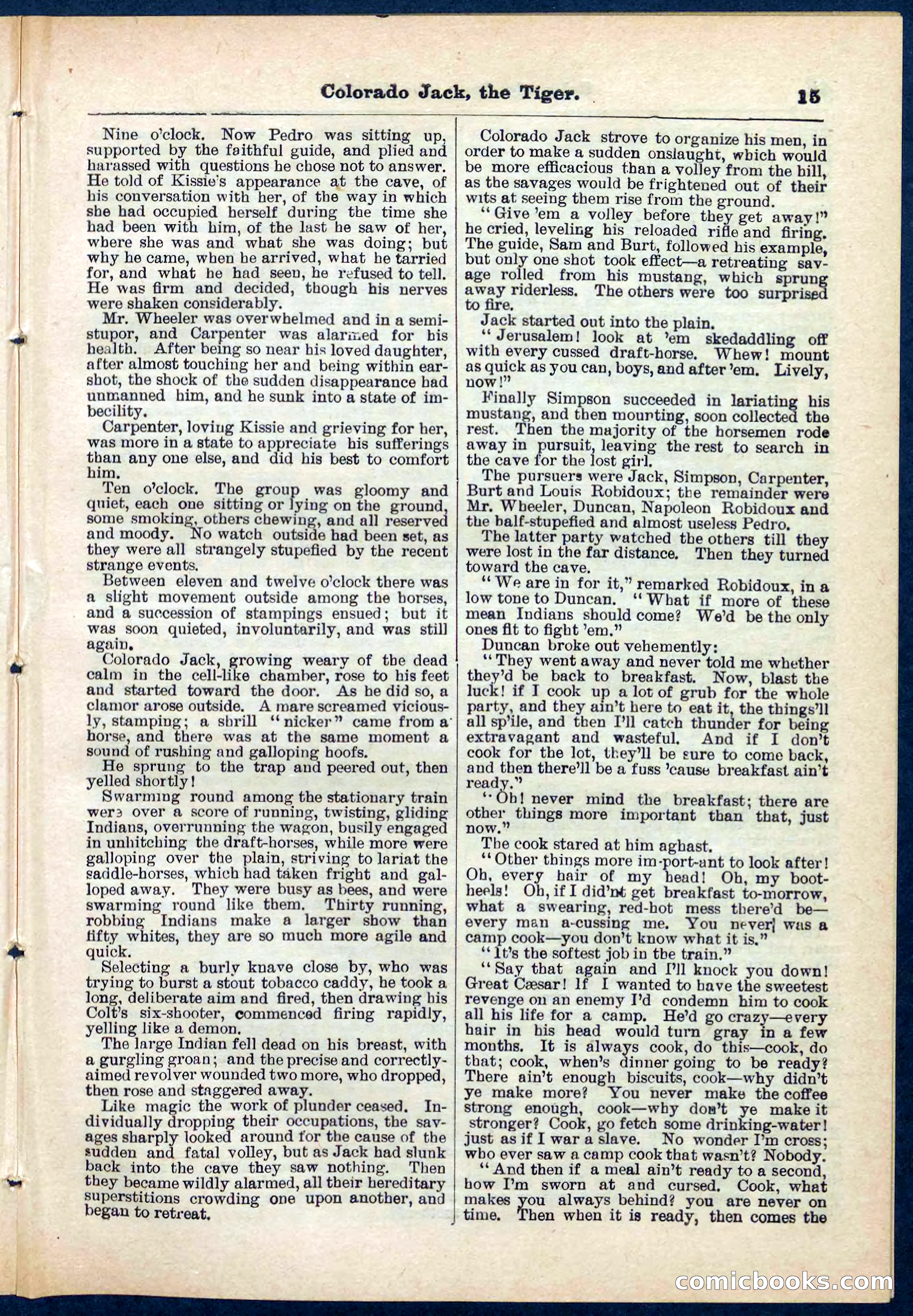 Beadle's Pocket Library No. 279: Colorado Jack the Tiger — page 15 of 32