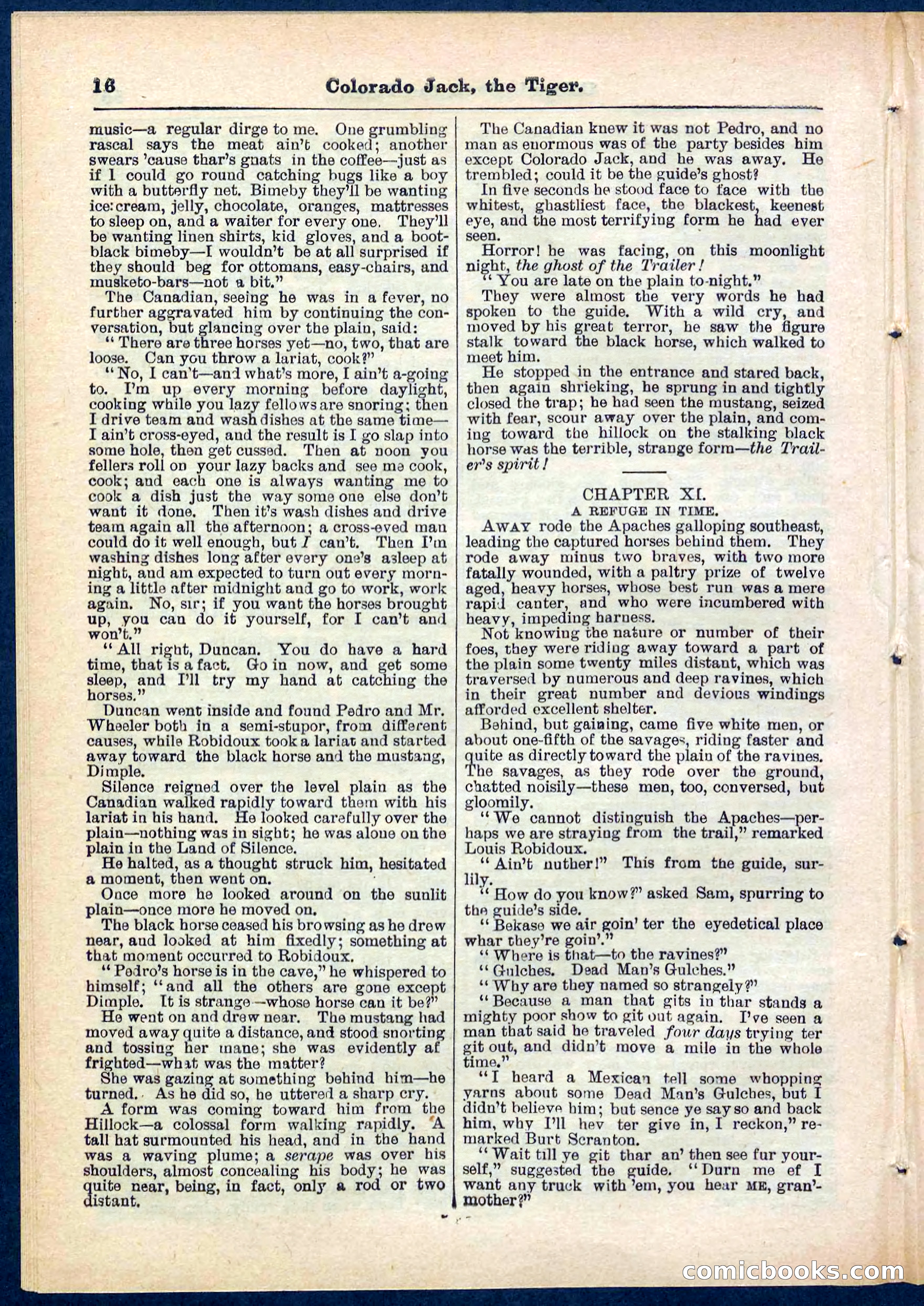Beadle's Pocket Library No. 279: Colorado Jack the Tiger — page 16 of 32