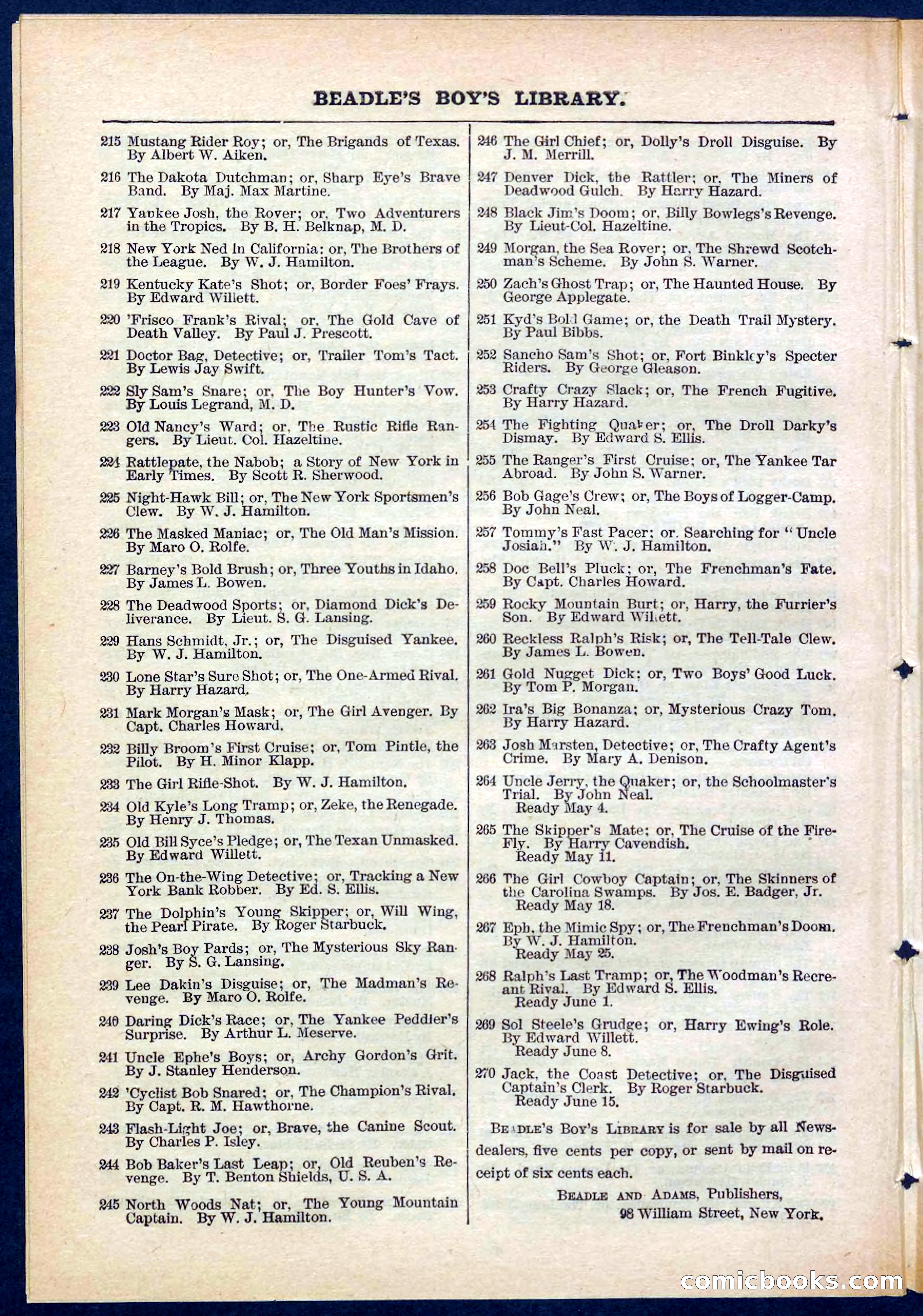 Beadle's Pocket Library No. 279: Colorado Jack the Tiger — page 28 of 32