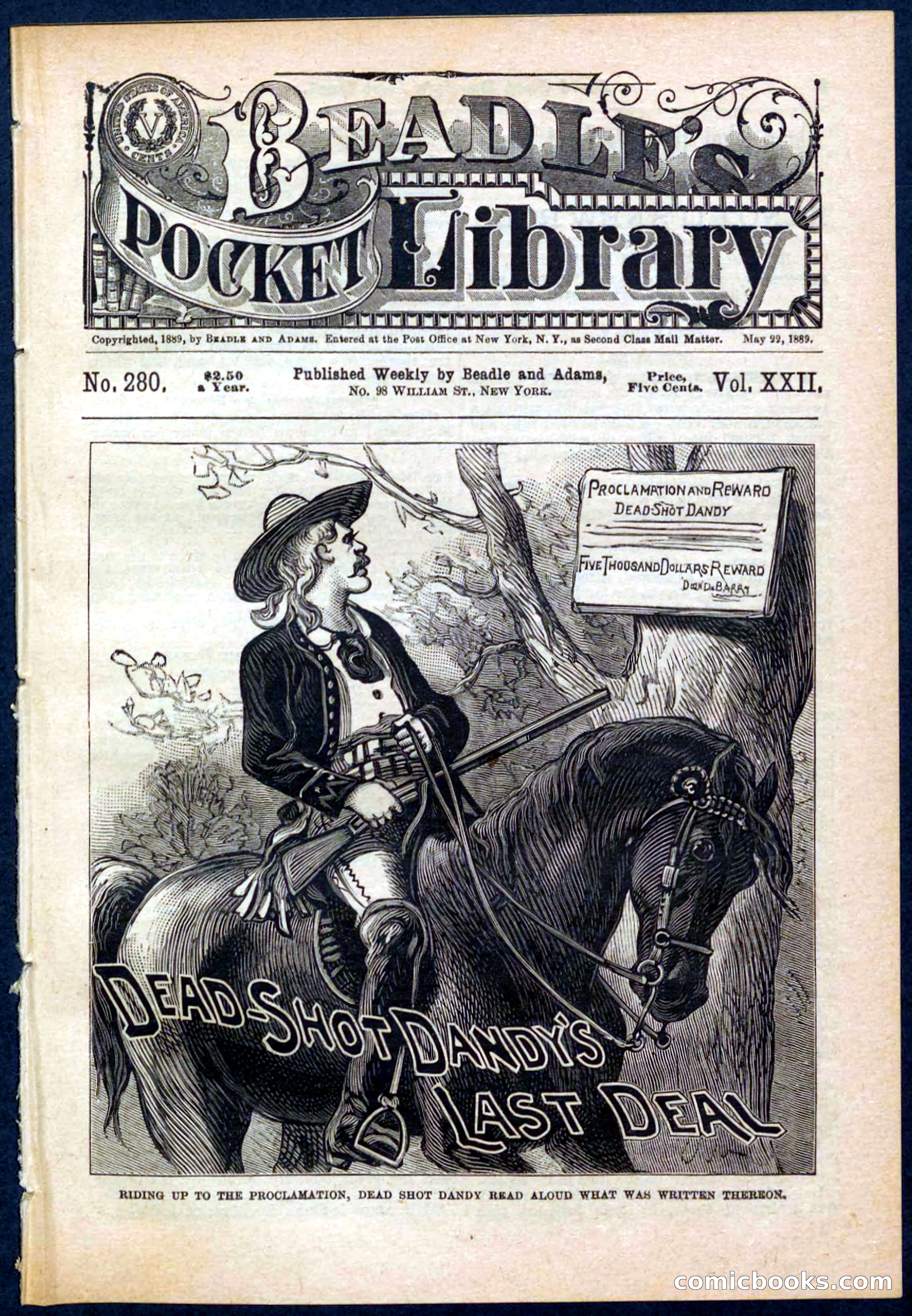 Beadle's Pocket Library No. 280 — page 1 of 32