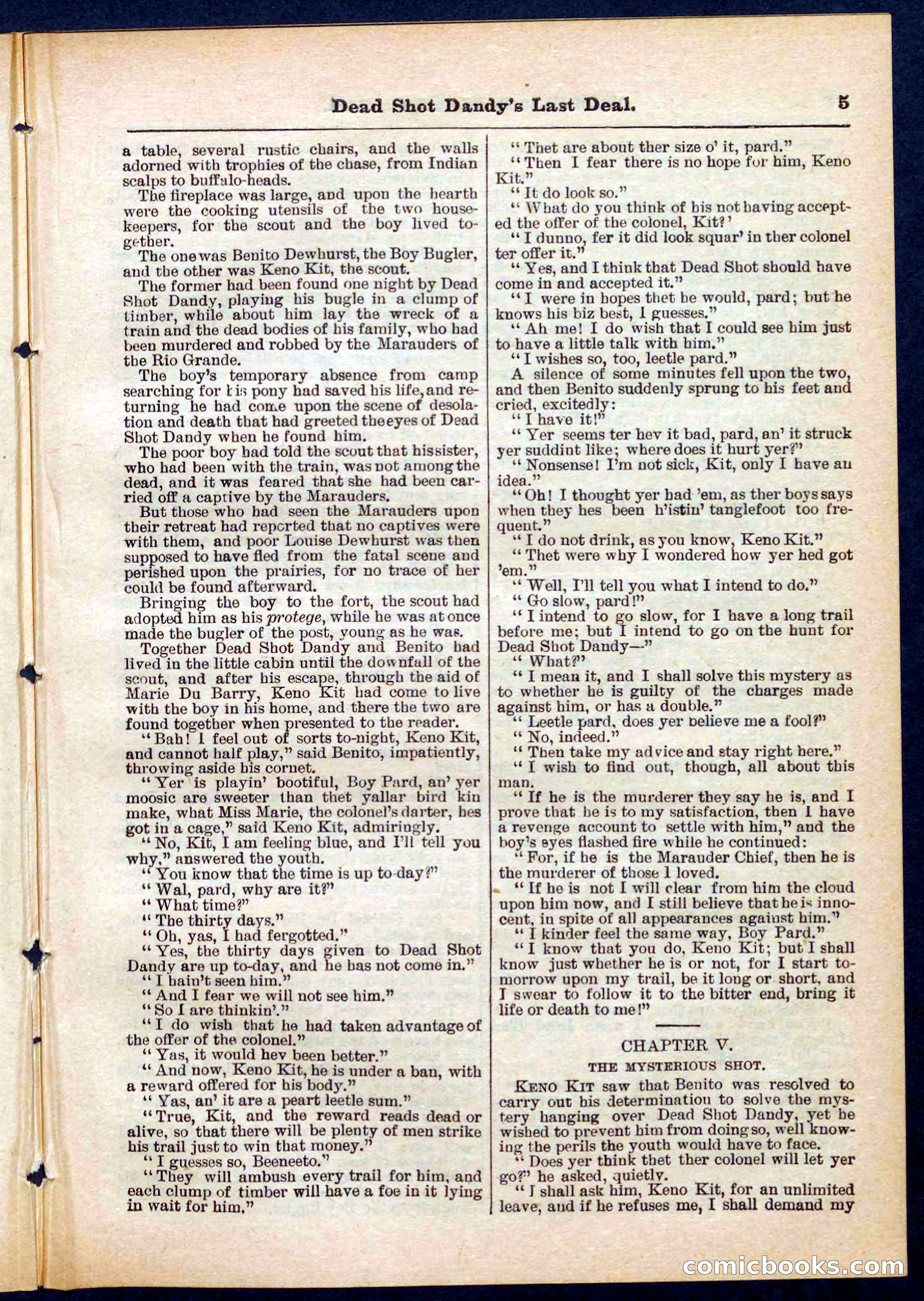 Beadle's Pocket Library No. 280 — page 5 of 32