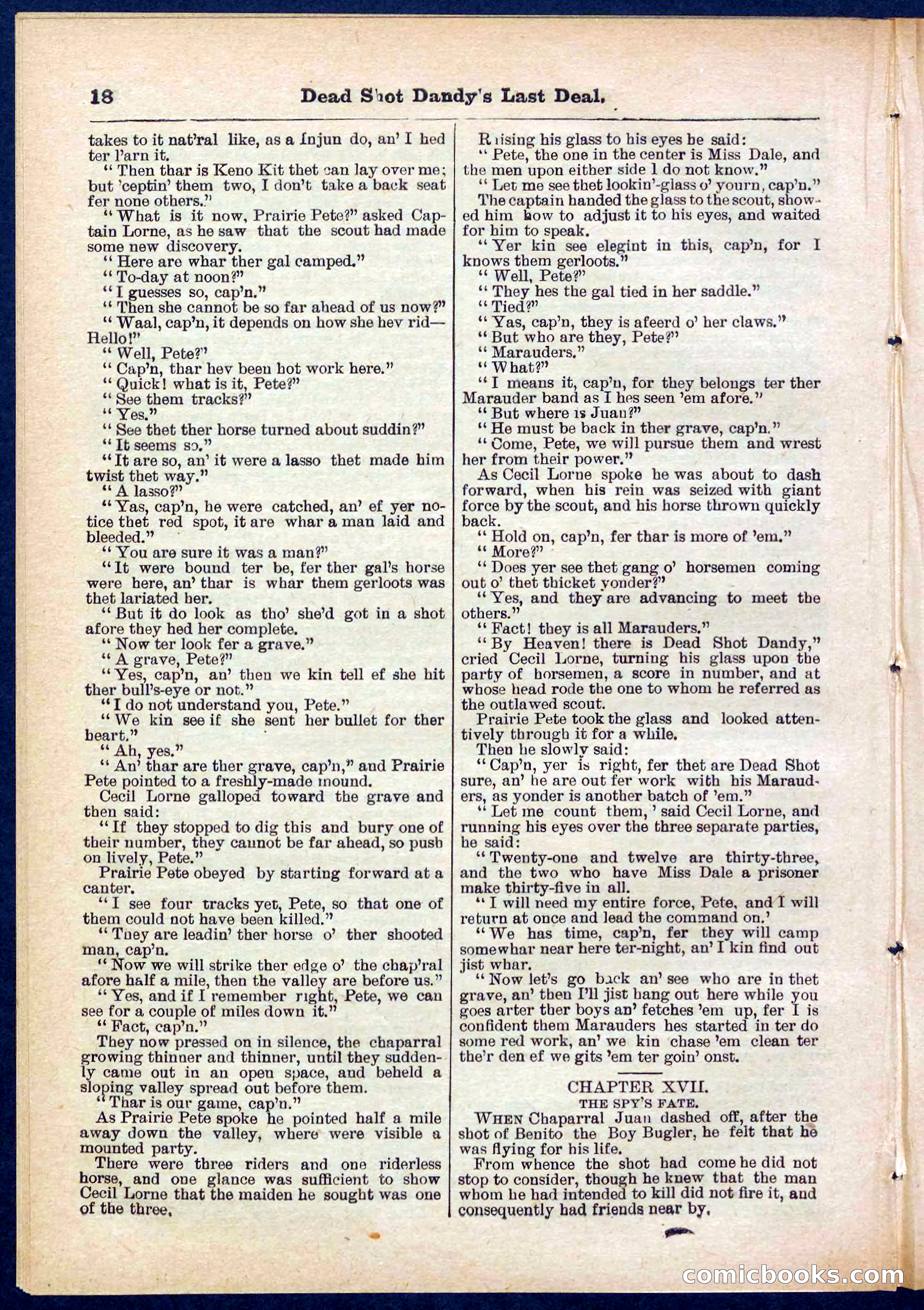Beadle's Pocket Library No. 280 — page 18 of 32
