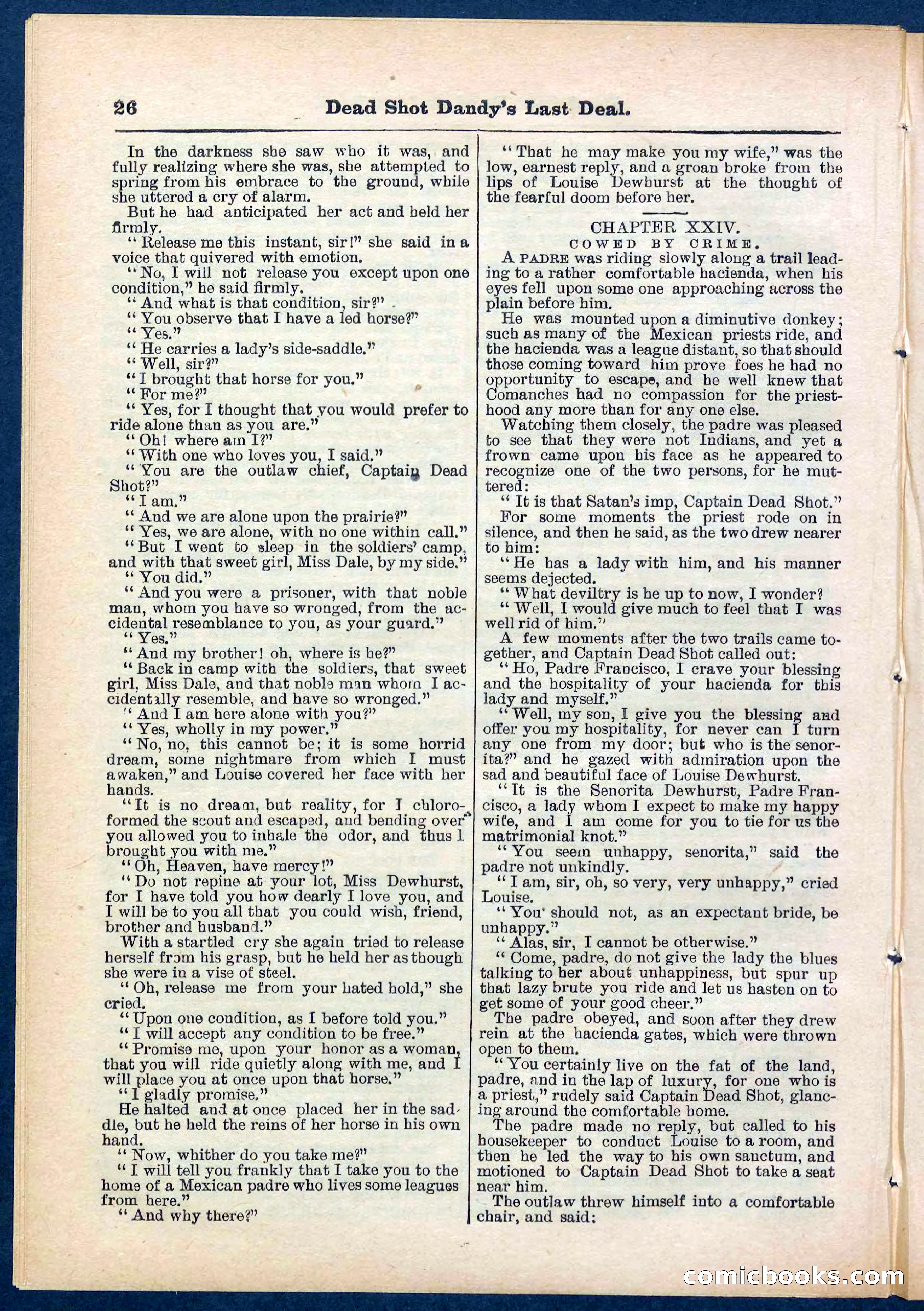 Beadle's Pocket Library No. 280 — page 26 of 32