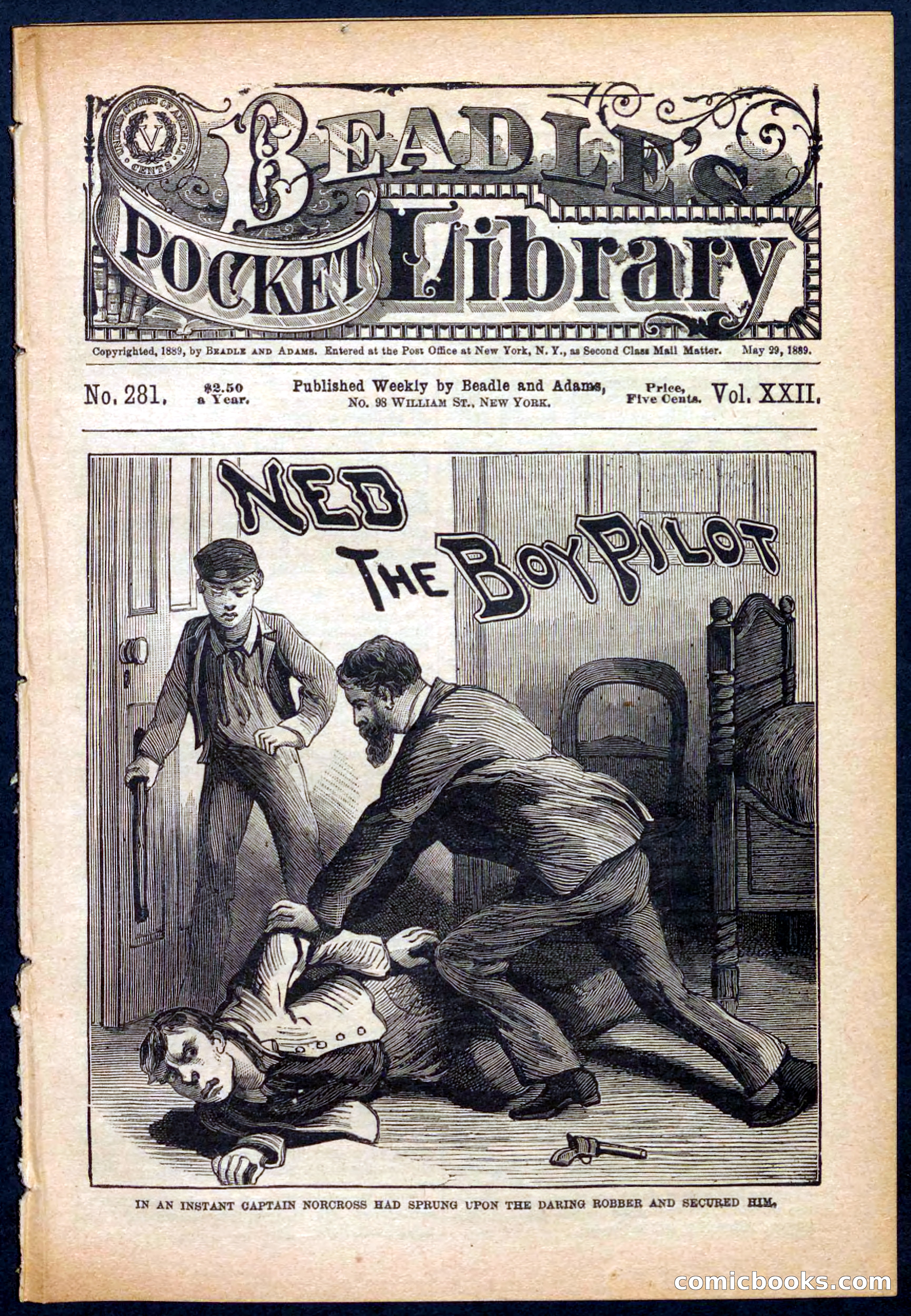 Beadle's Pocket Library No. 281 — page 1 of 32