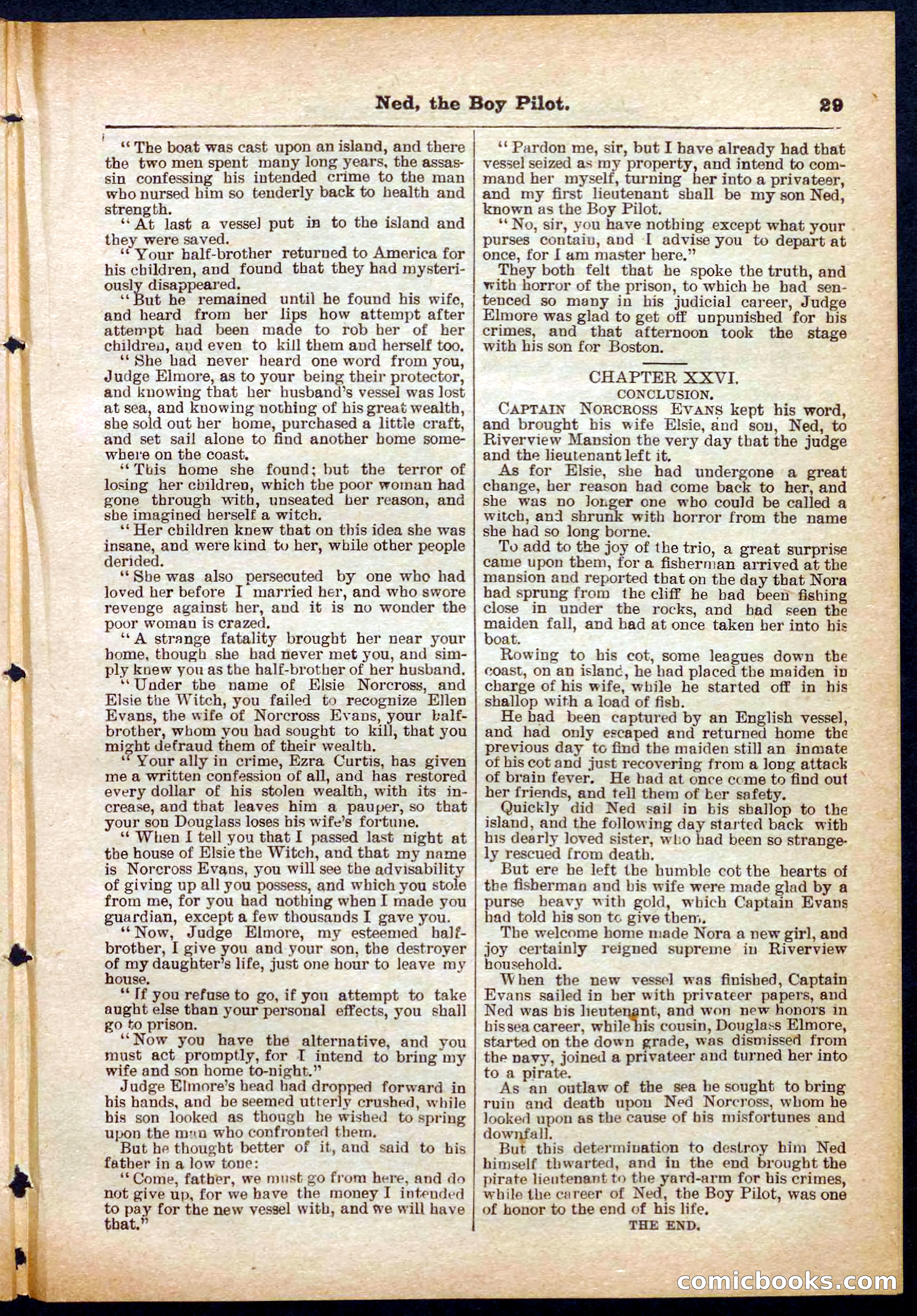 Beadle's Pocket Library No. 281 — page 29 of 32