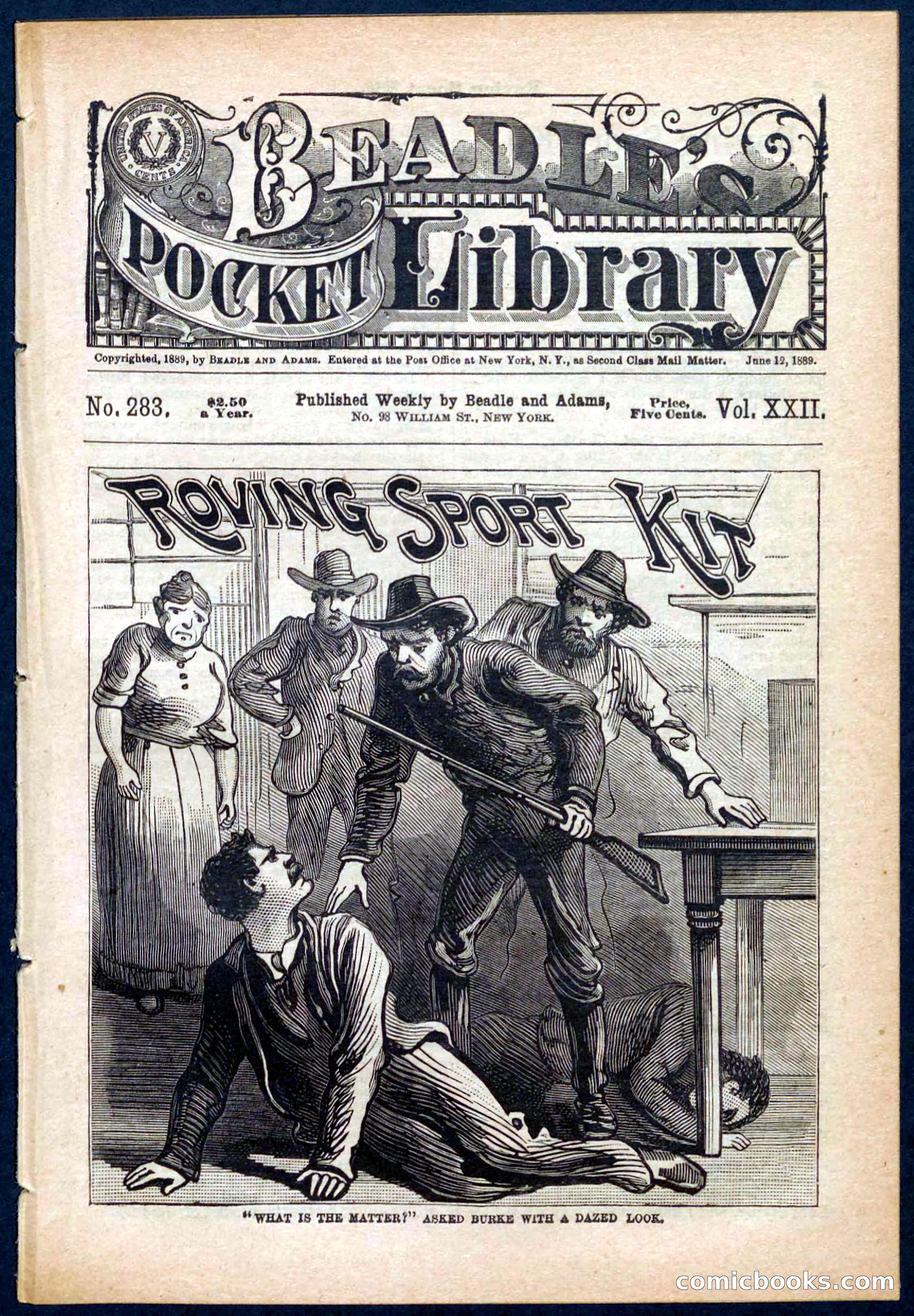 Beadle's Pocket Library No. 283 — page 1 of 32