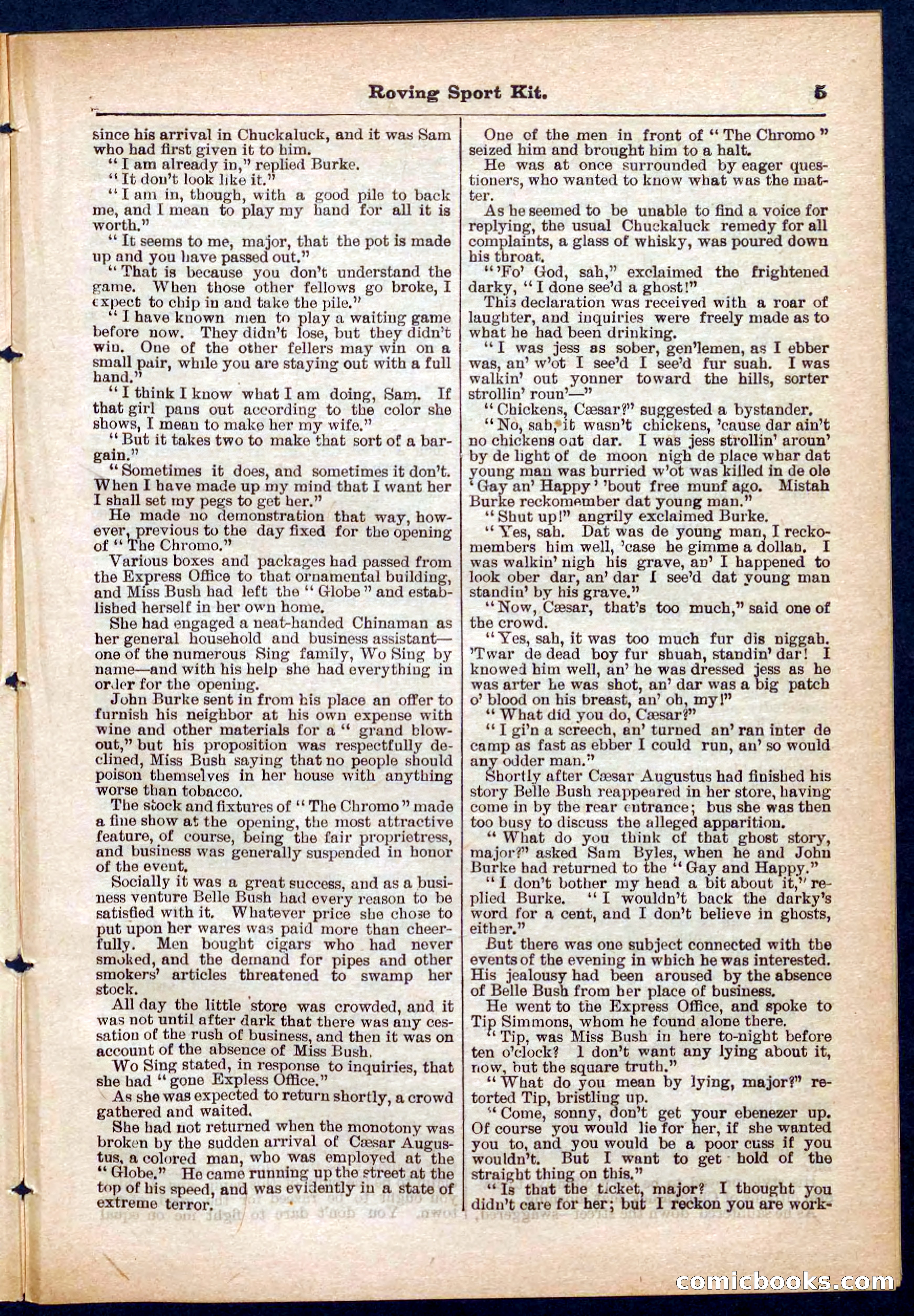 Beadle's Pocket Library No. 283 — page 5 of 32
