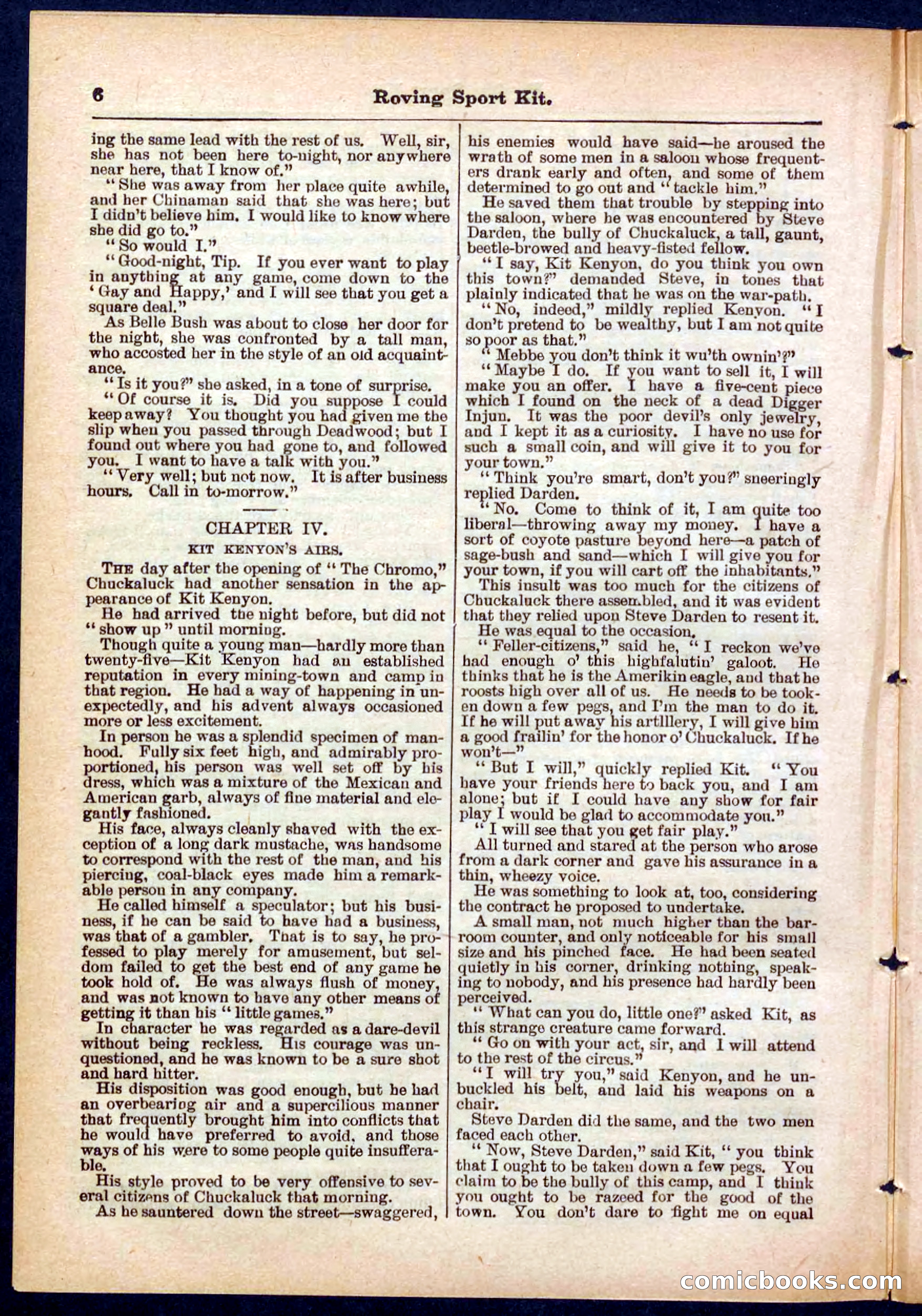 Beadle's Pocket Library No. 283 — page 6 of 32