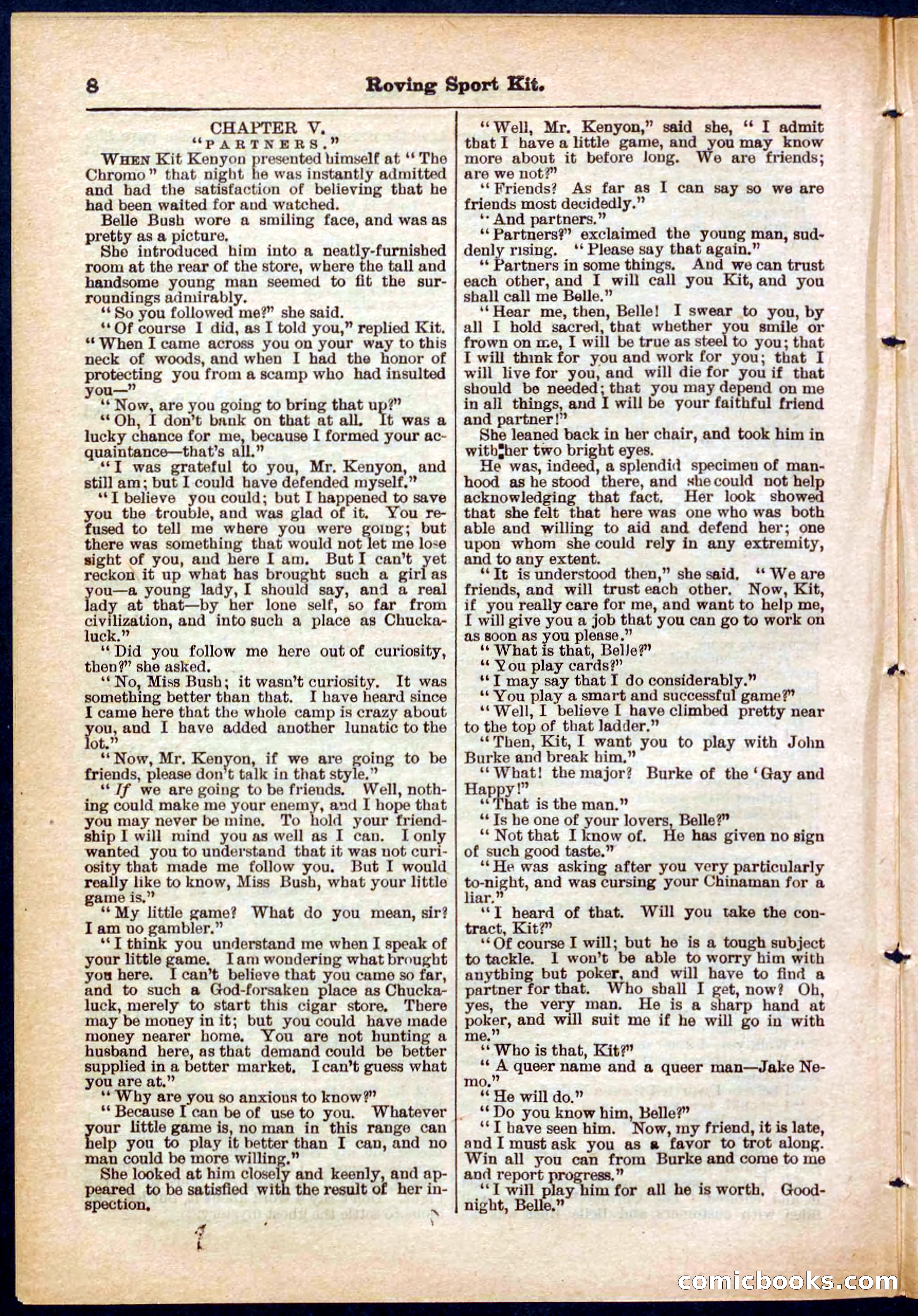 Beadle's Pocket Library No. 283 — page 8 of 32