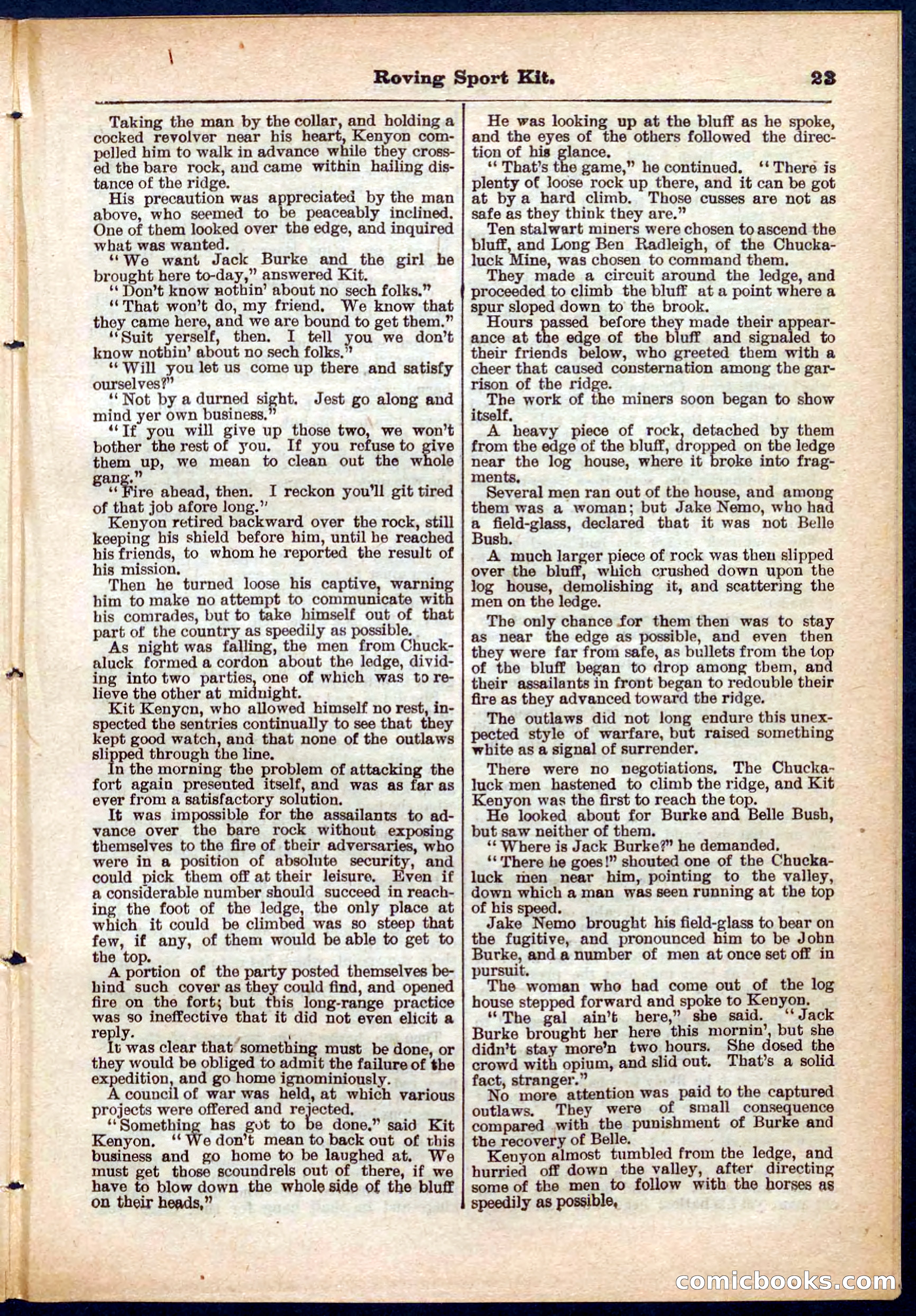Beadle's Pocket Library No. 283 — page 23 of 32
