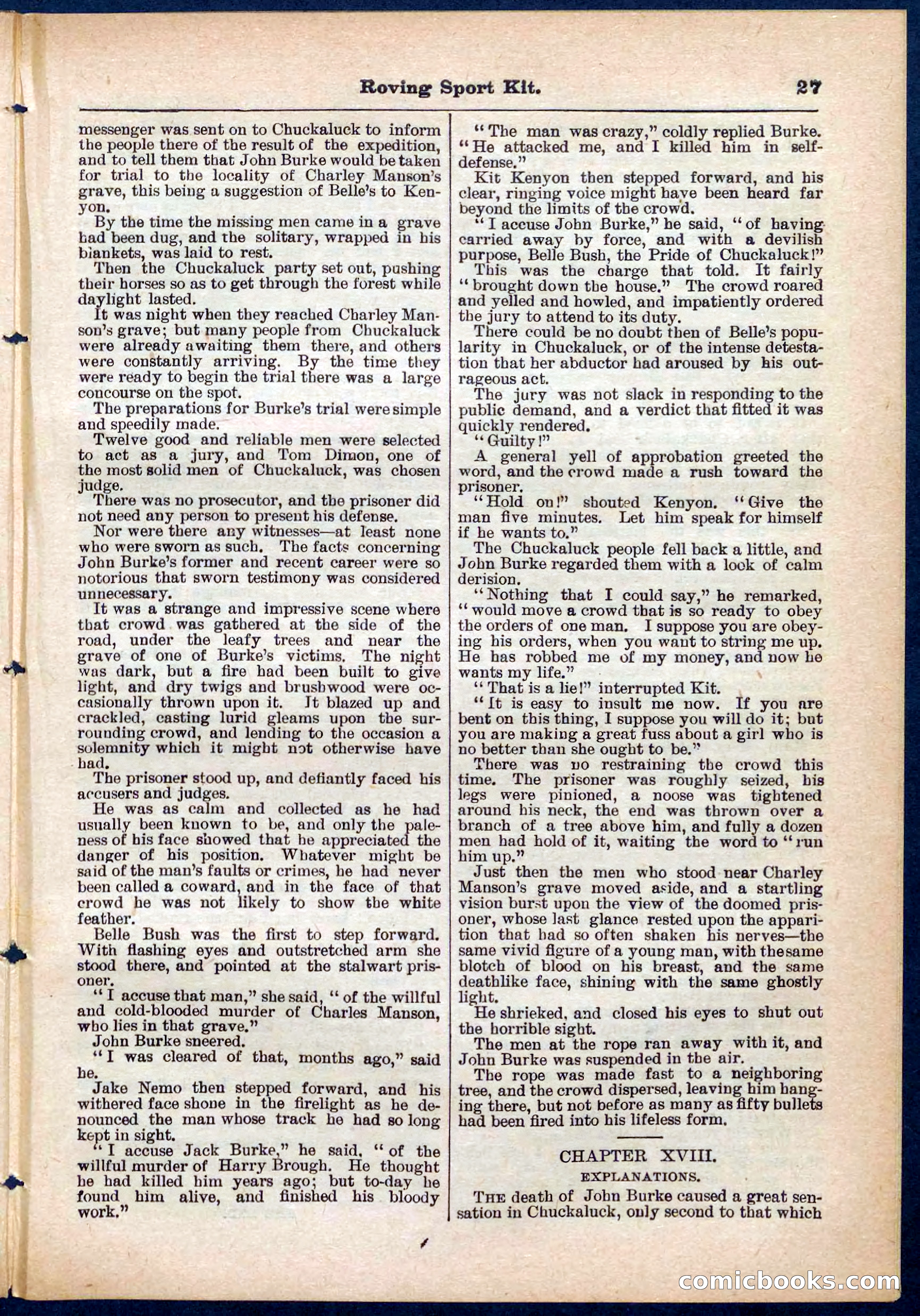 Beadle's Pocket Library No. 283 — page 27 of 32