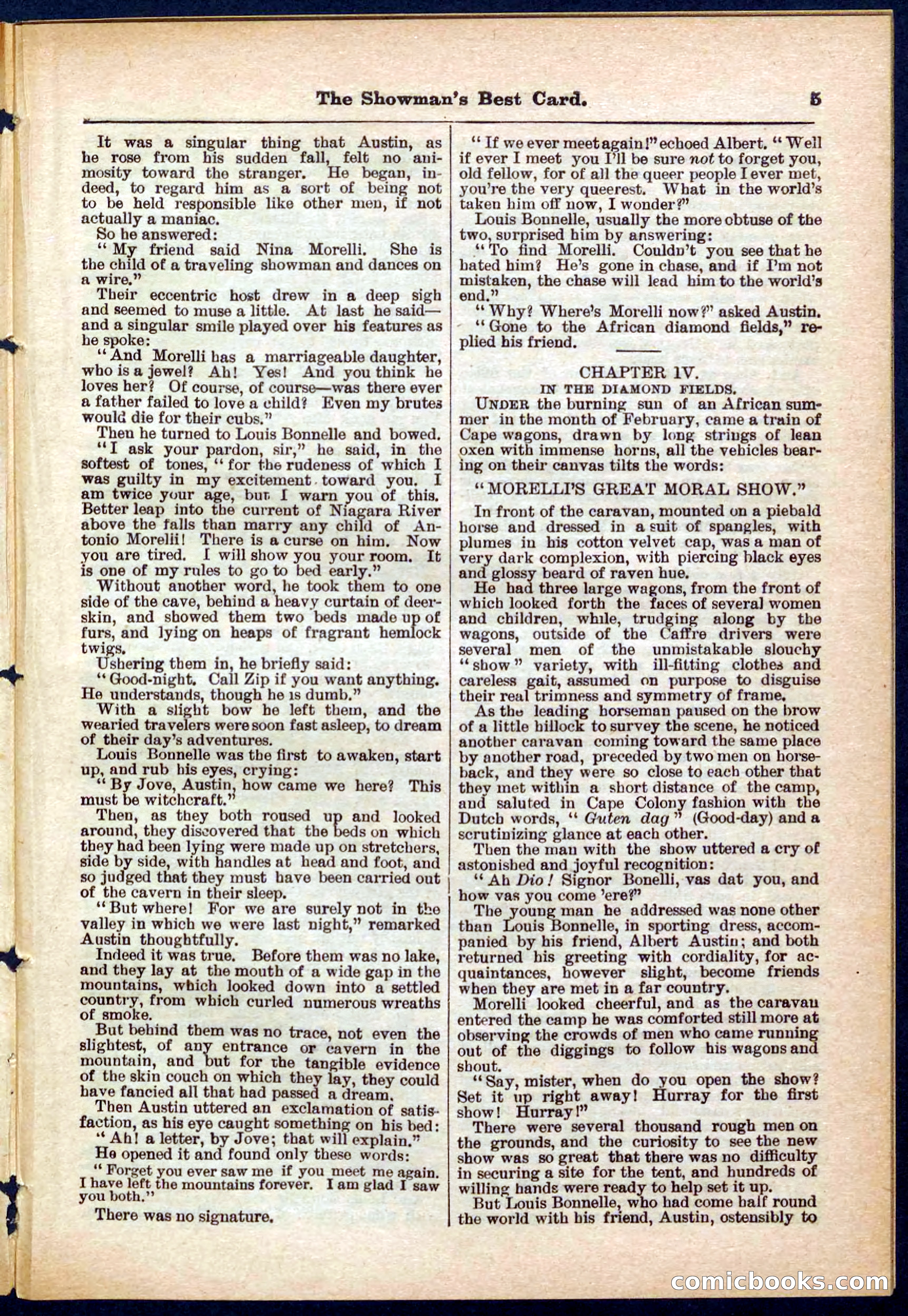 Beadle's Pocket Library No. 284 — page 5 of 48
