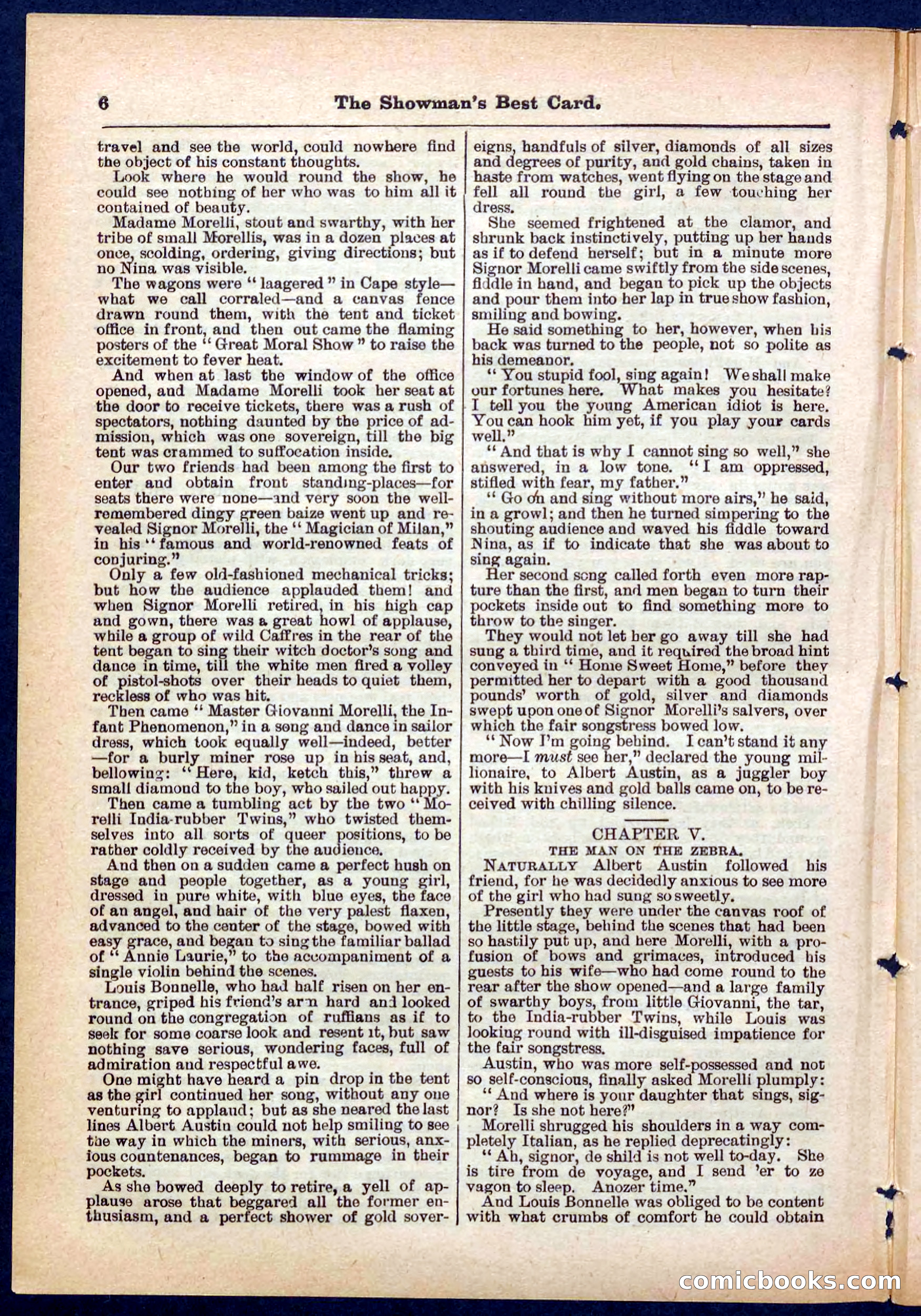 Beadle's Pocket Library No. 284 — page 6 of 48
