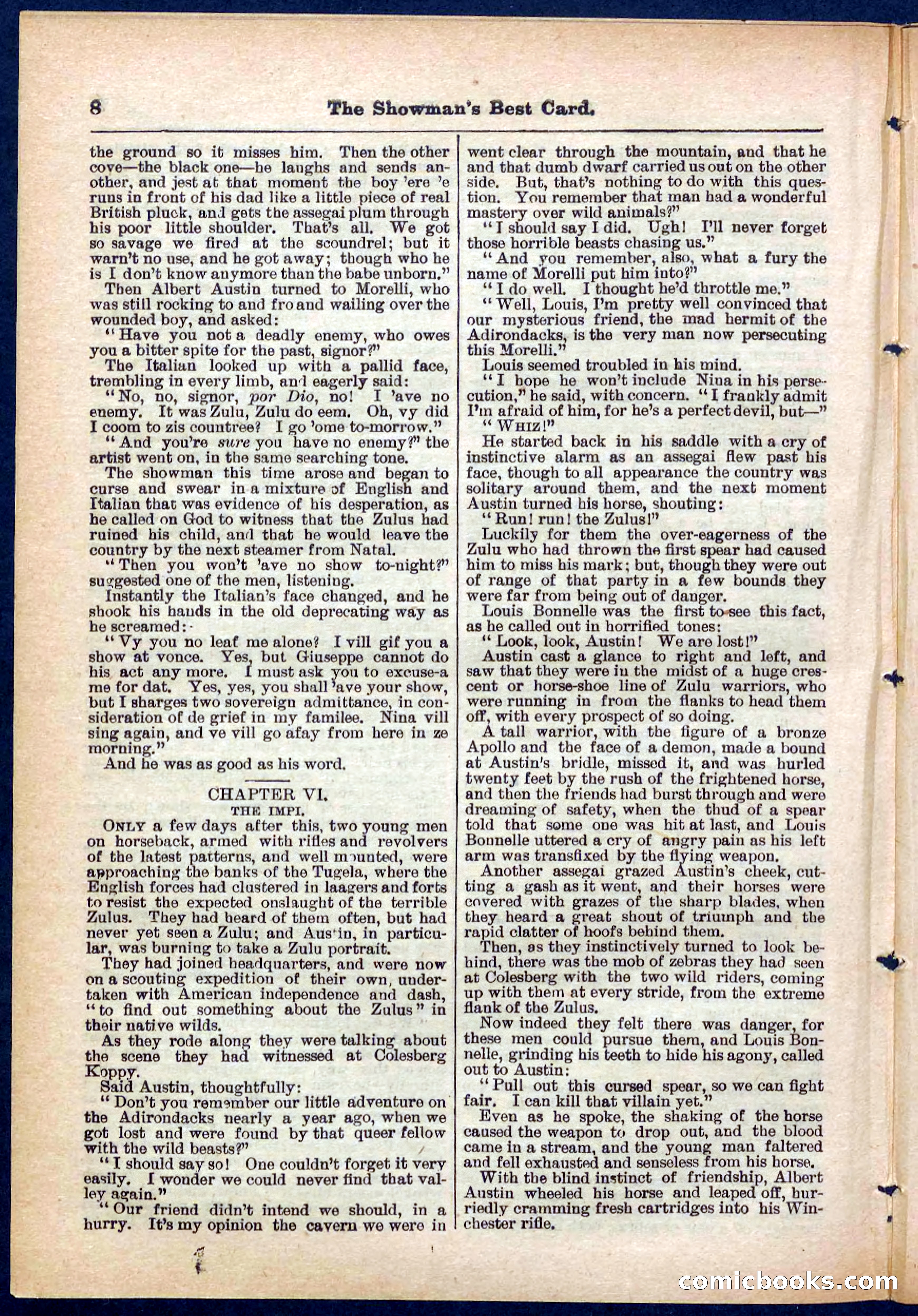 Beadle's Pocket Library No. 284 — page 8 of 48