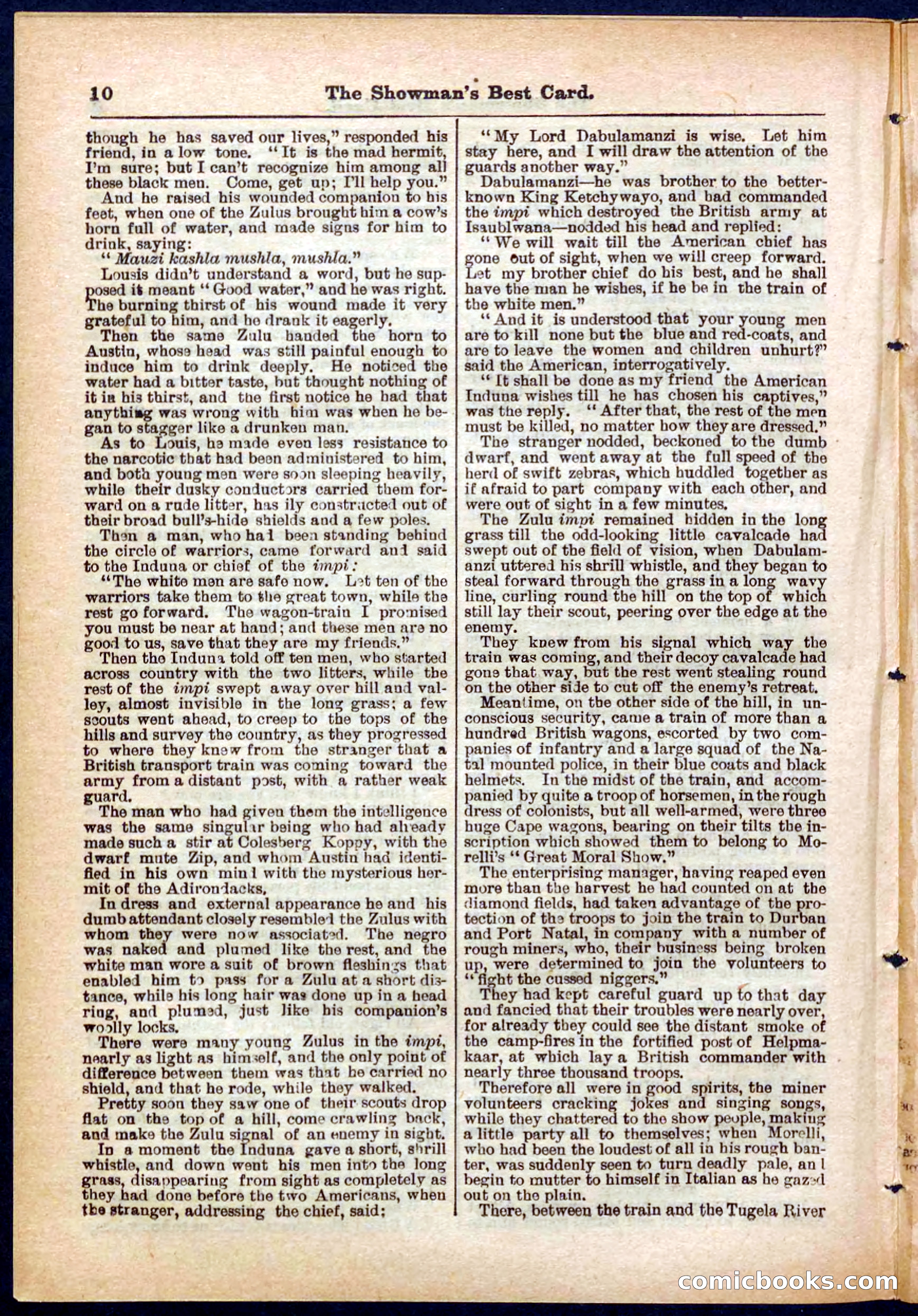 Beadle's Pocket Library No. 284 — page 10 of 48