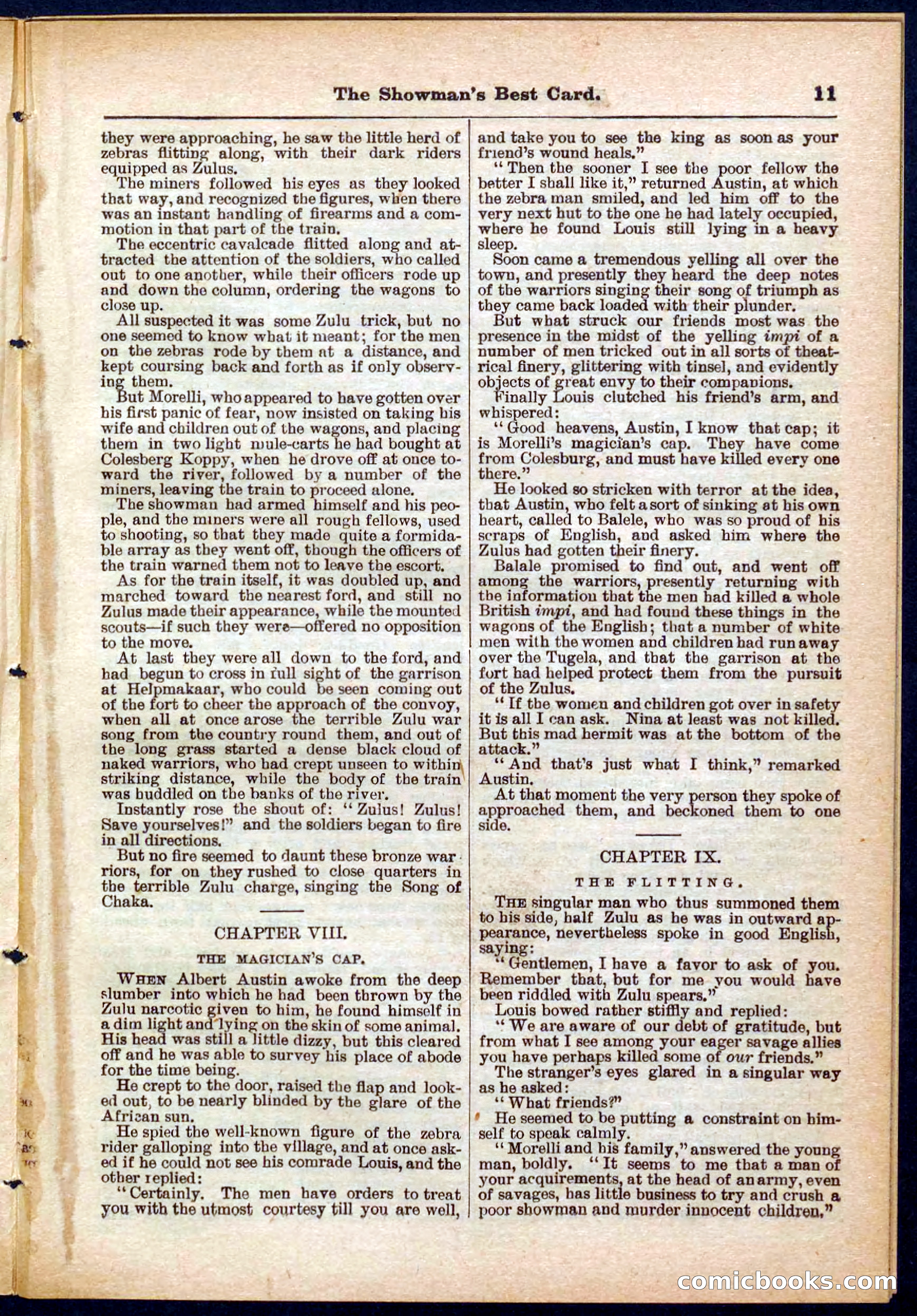 Beadle's Pocket Library No. 284 — page 11 of 48