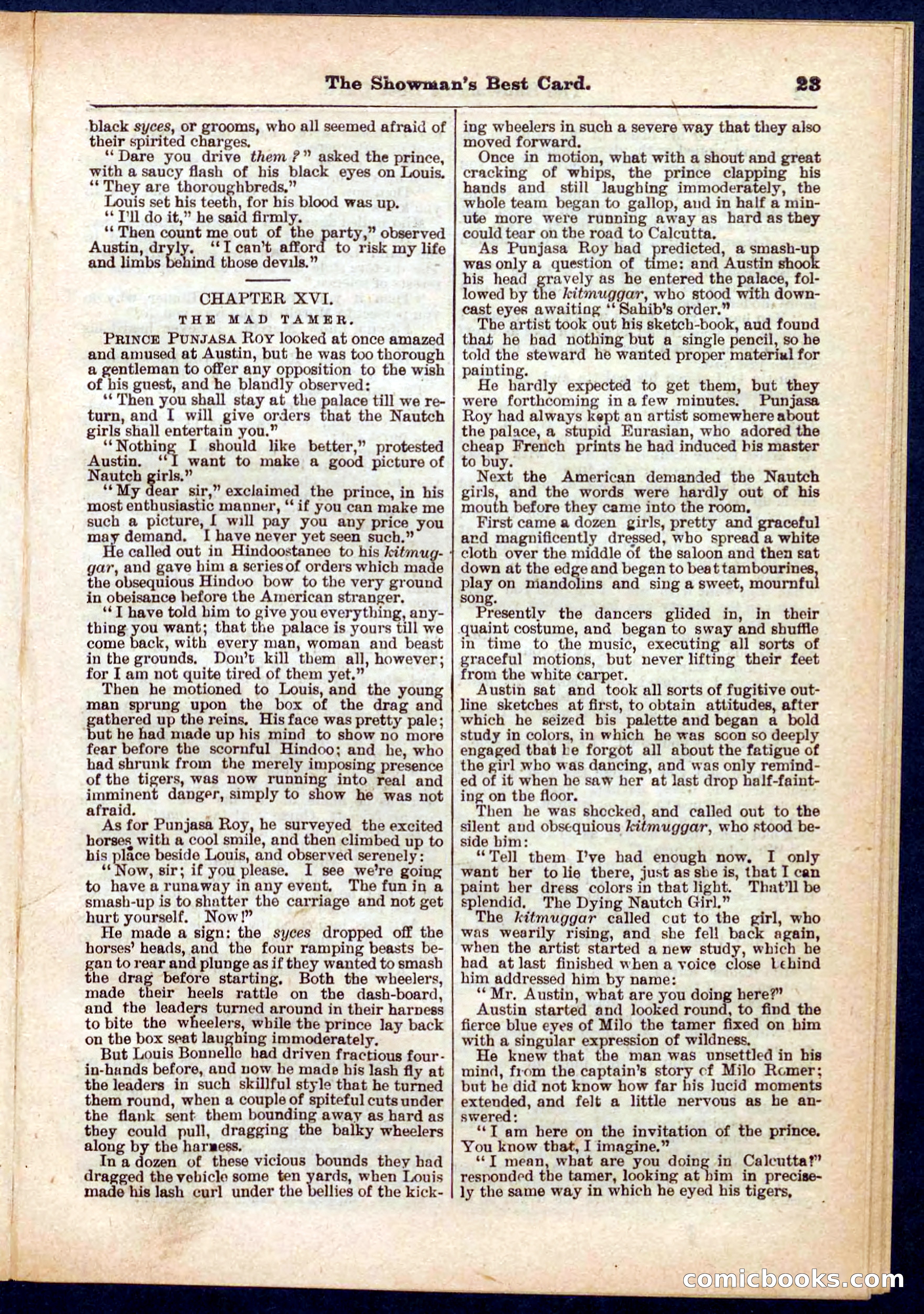 Beadle's Pocket Library No. 284 — page 23 of 48