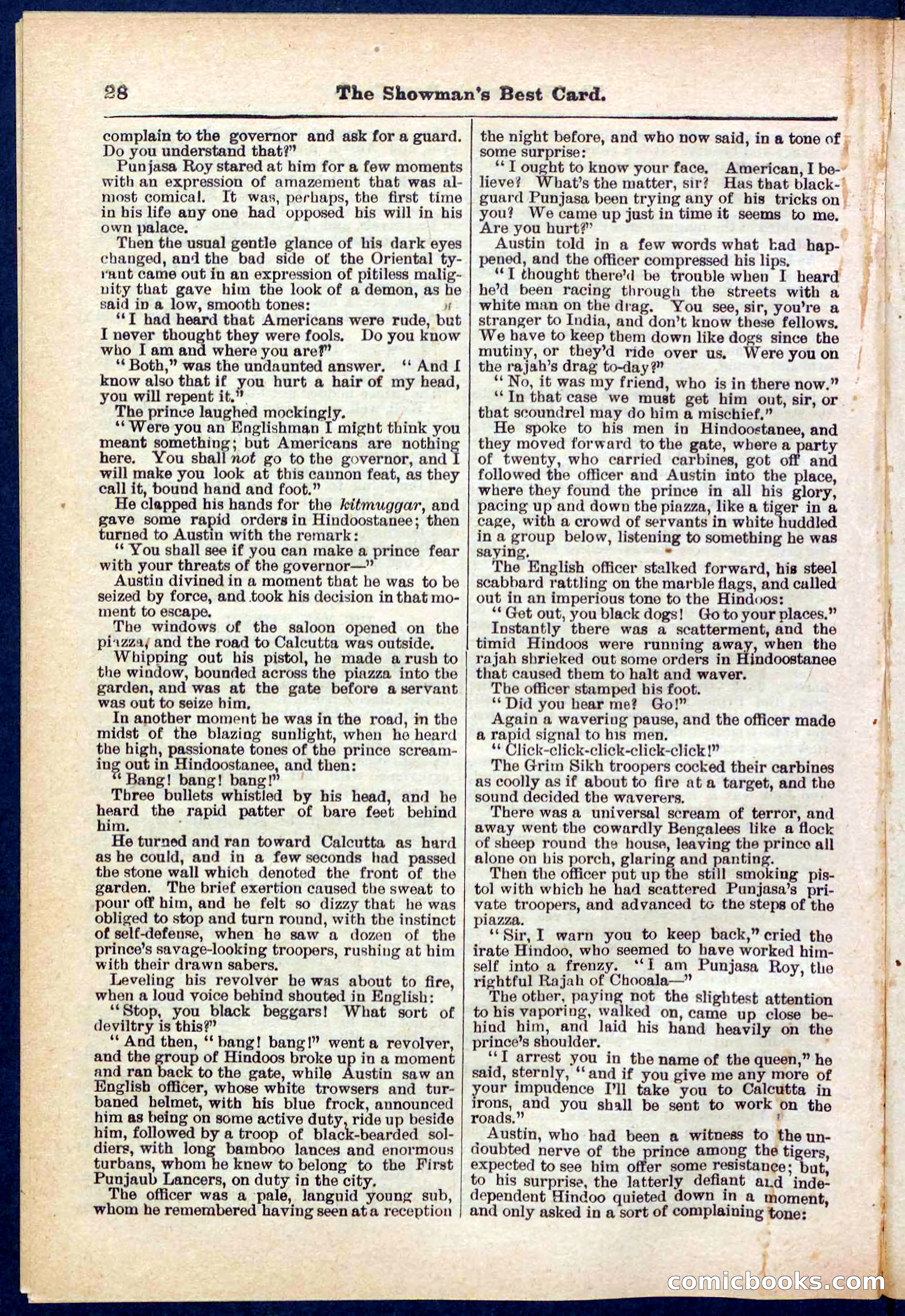 Beadle's Pocket Library No. 284 — page 28 of 48