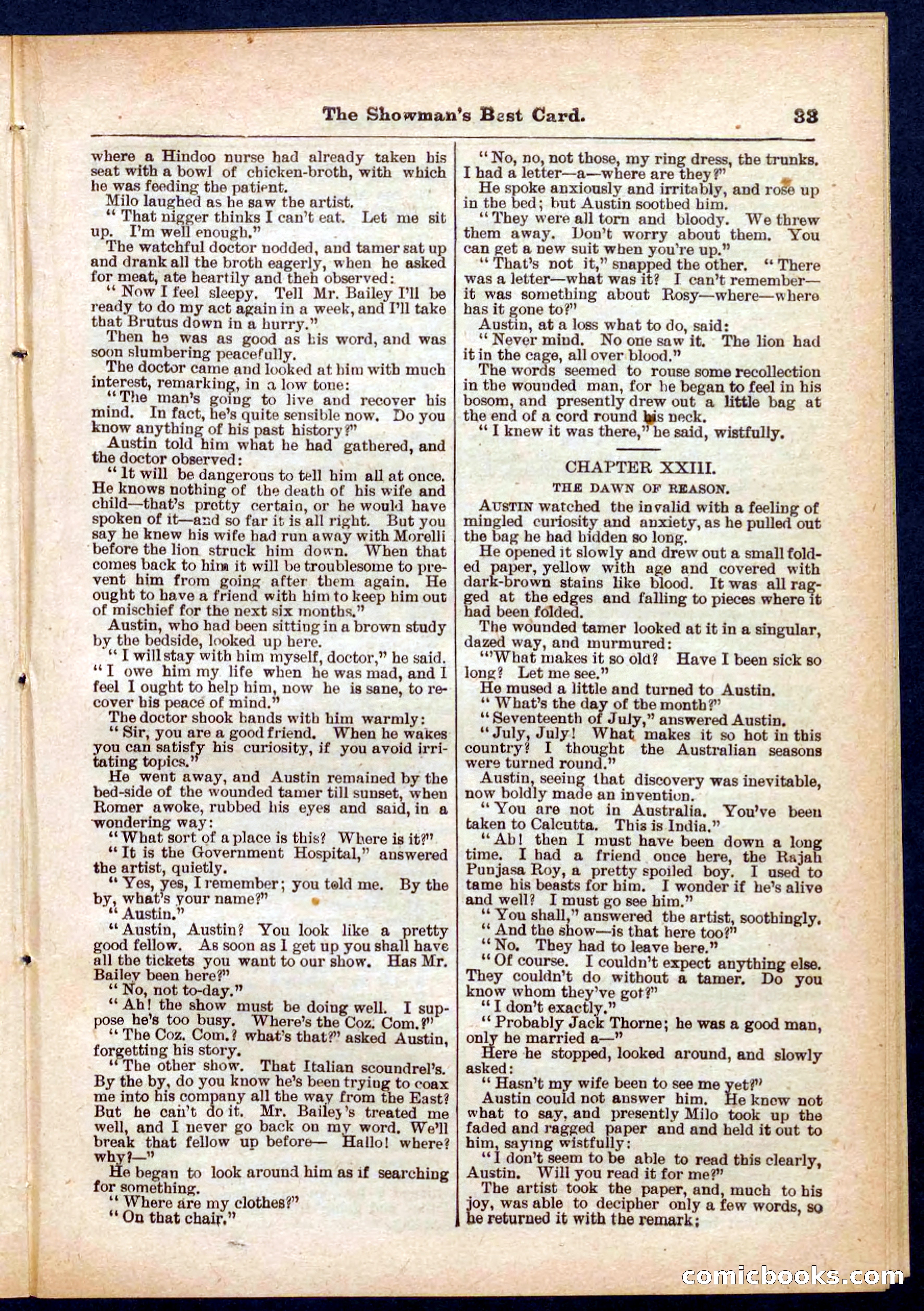 Beadle's Pocket Library No. 284 — page 33 of 48
