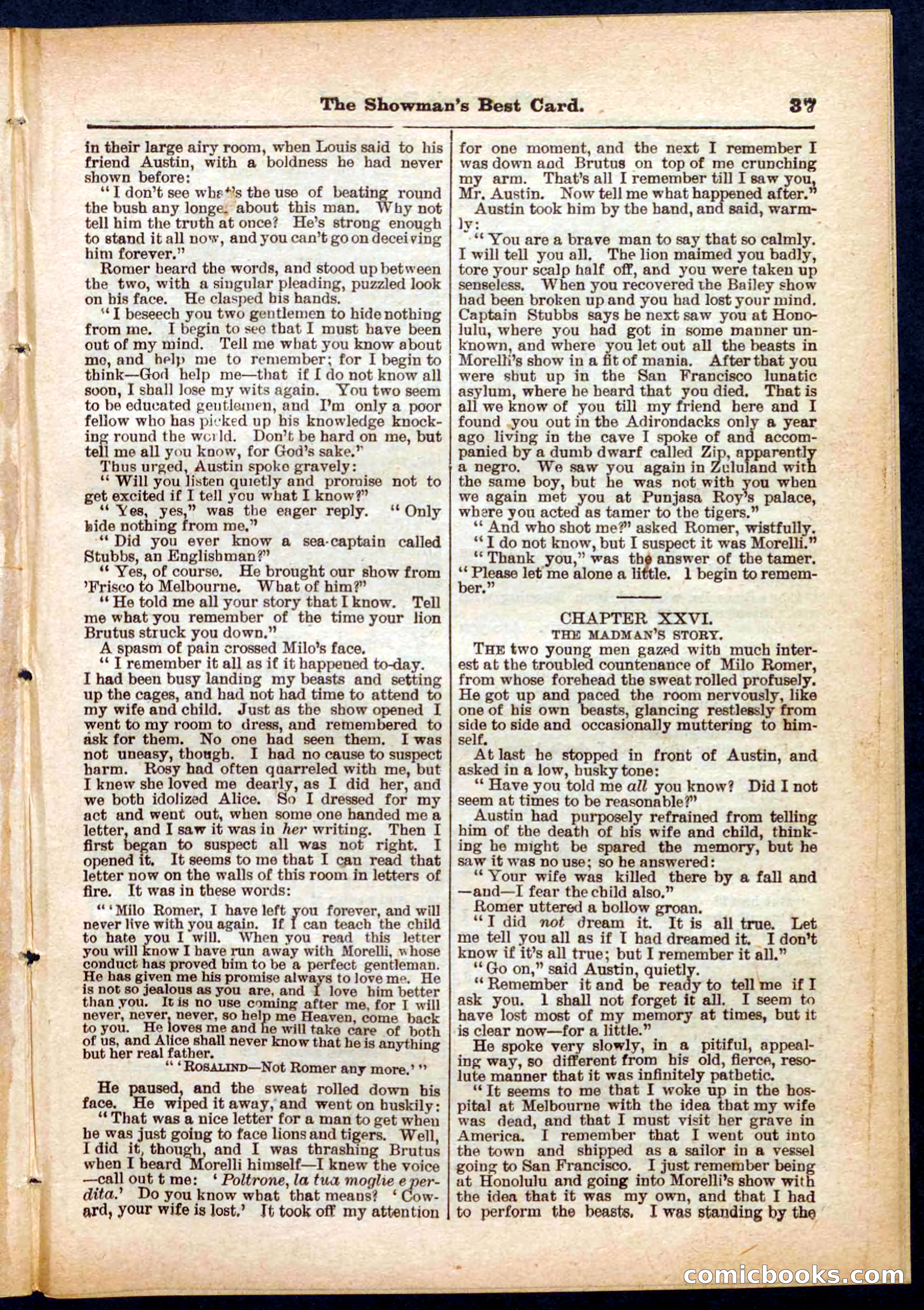Beadle's Pocket Library No. 284 — page 37 of 48