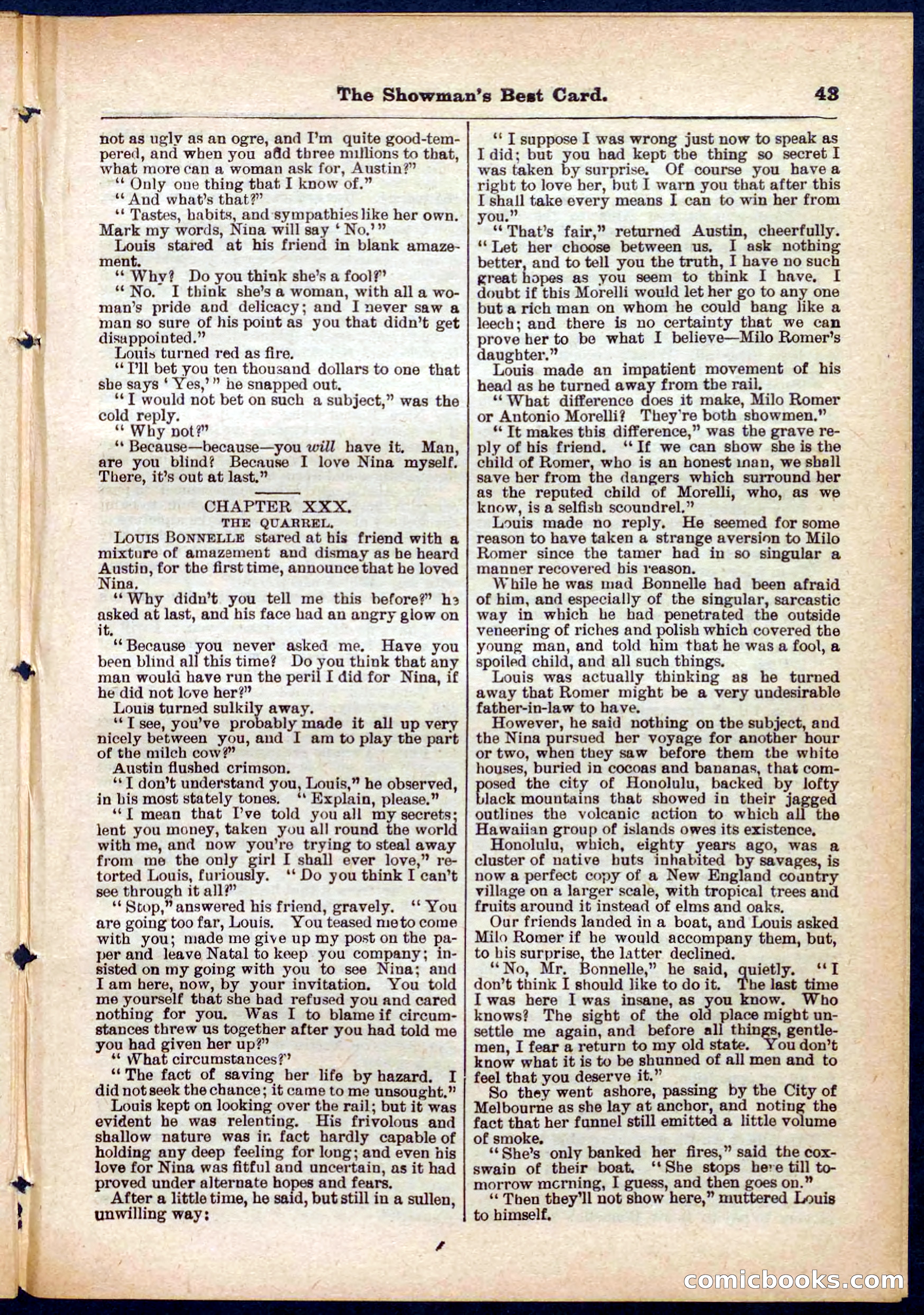 Beadle's Pocket Library No. 284 — page 43 of 48