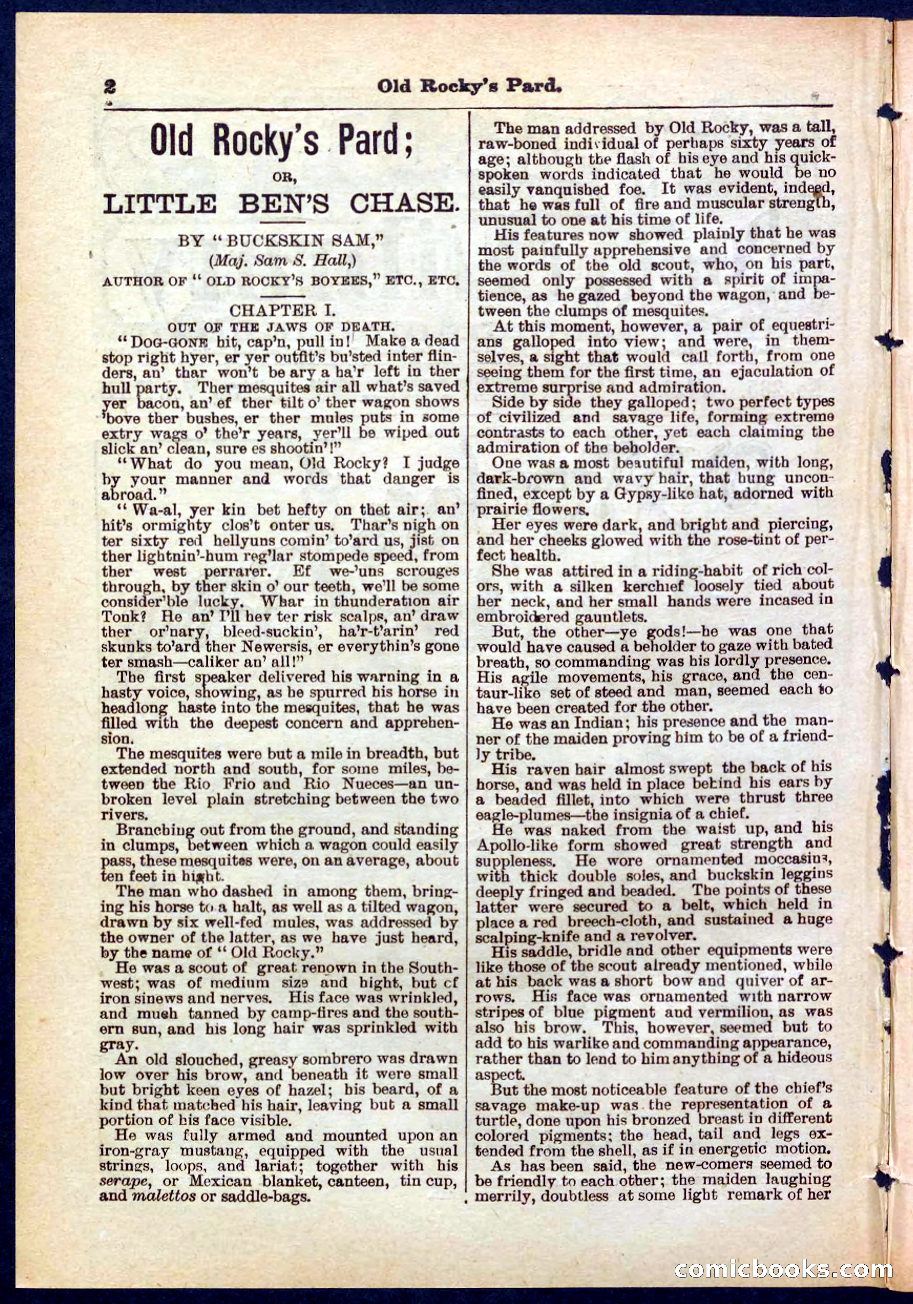 Beadle's Pocket Library No. 285 — page 2 of 32