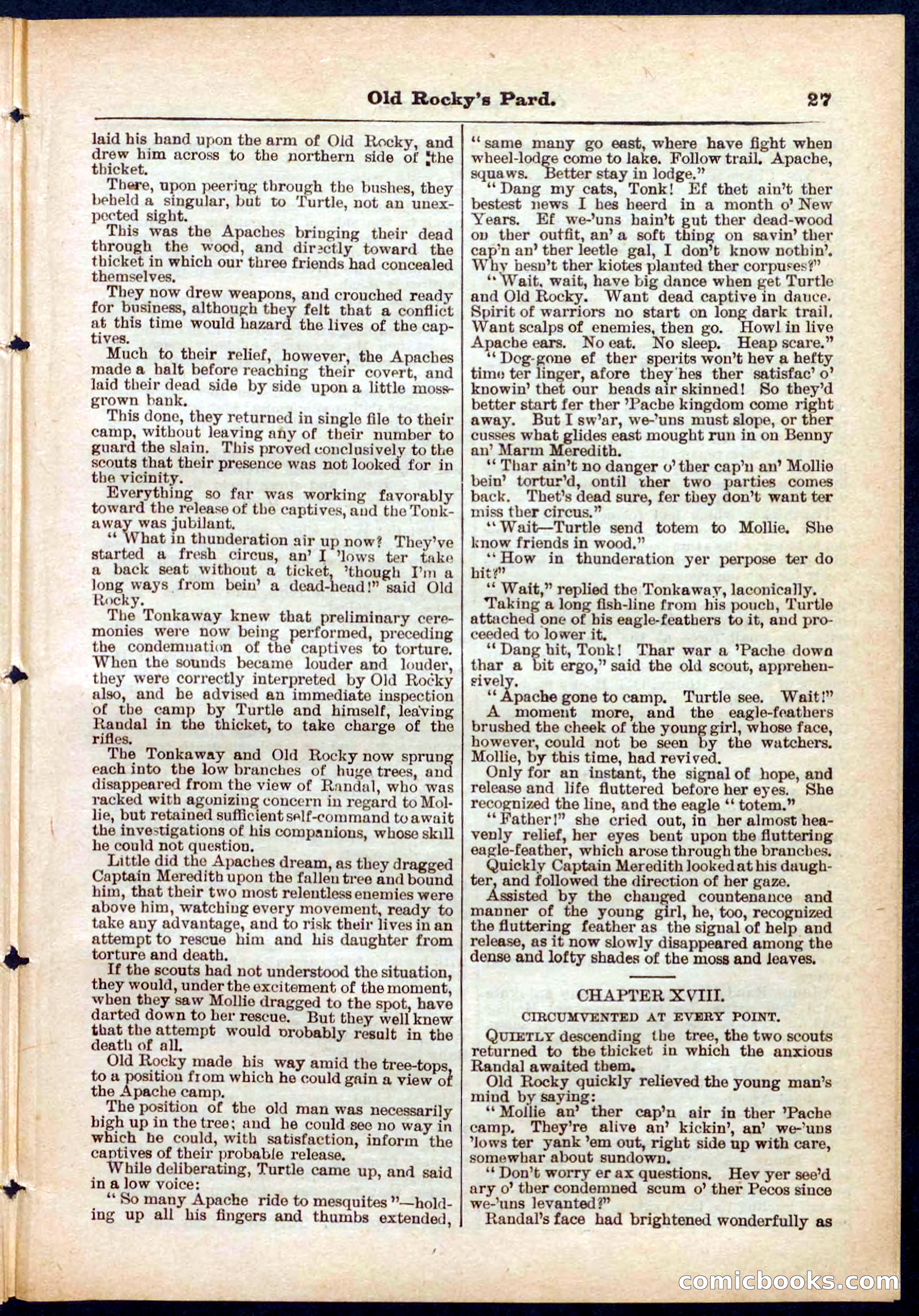 Beadle's Pocket Library No. 285 — page 27 of 32