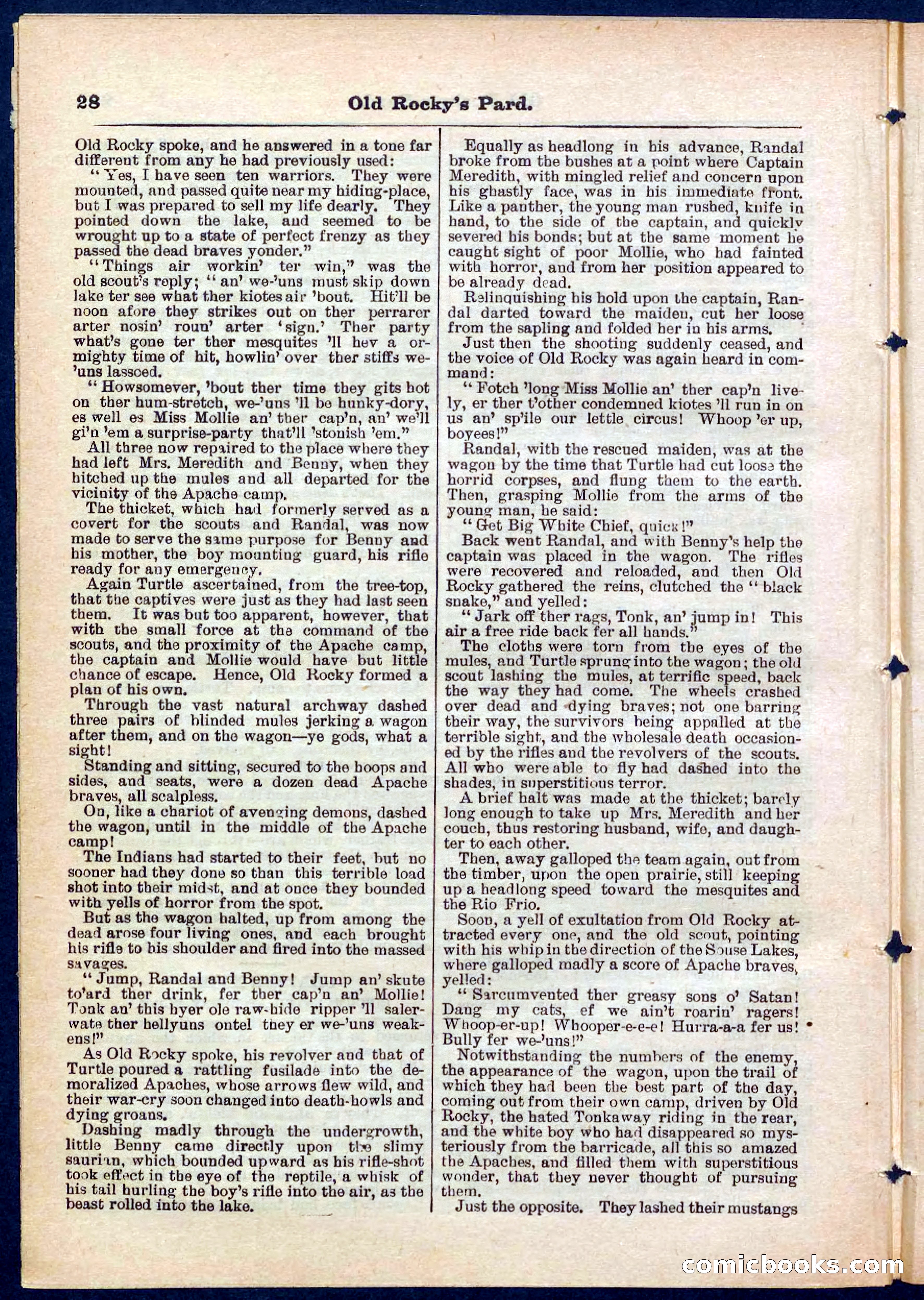 Beadle's Pocket Library No. 285 — page 28 of 32