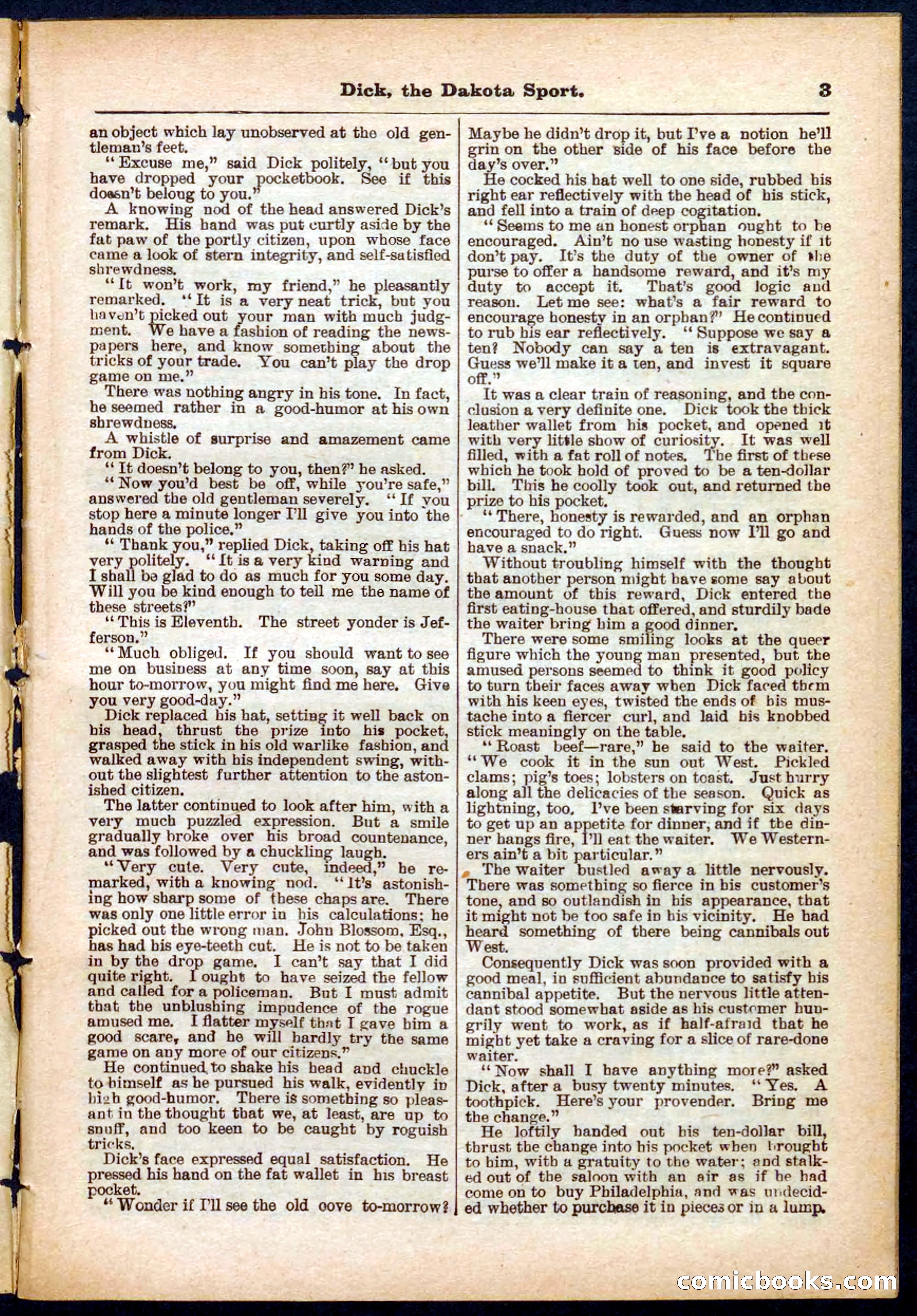 Beadle's Pocket Library No. 286 — page 3 of 32