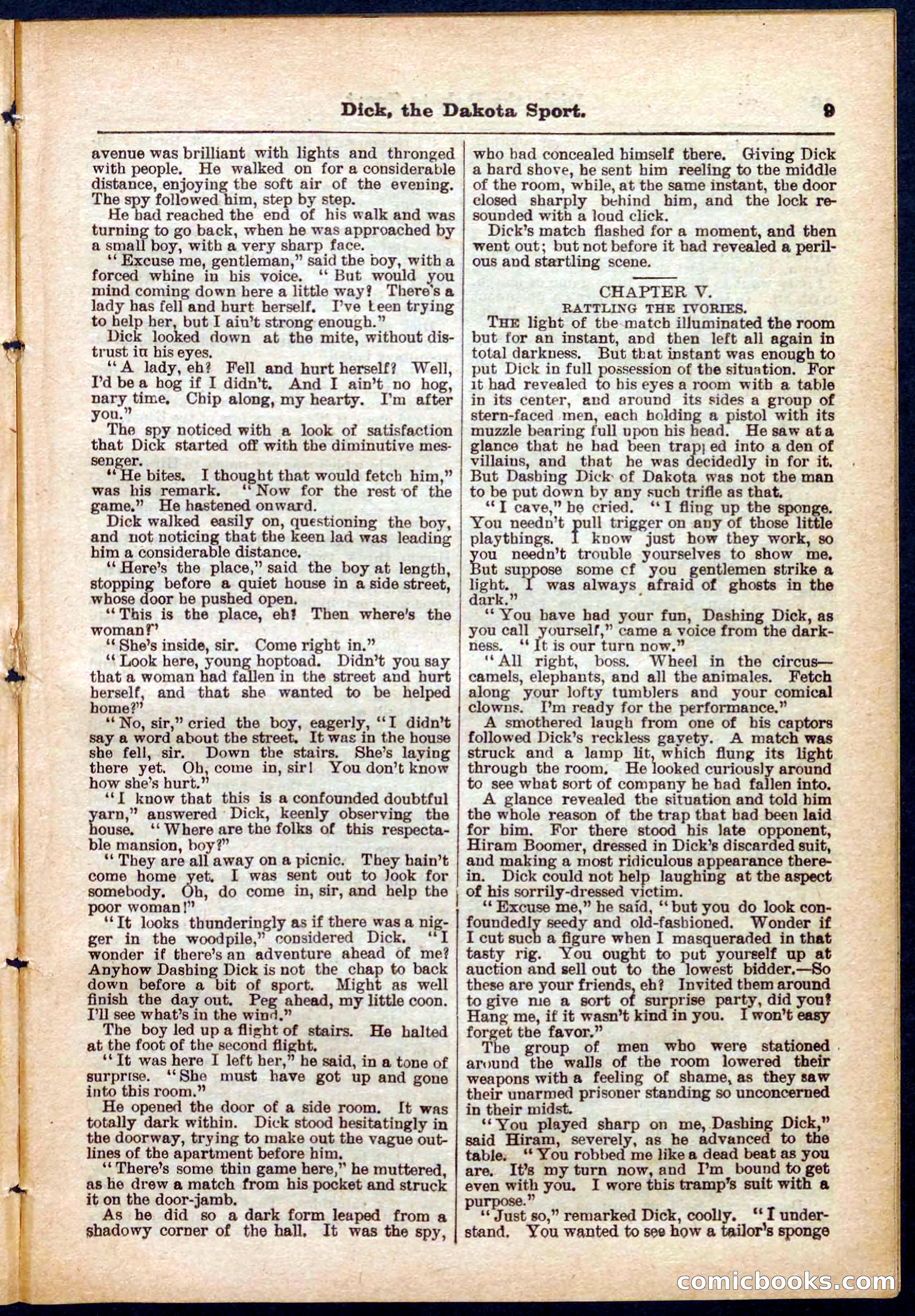 Beadle's Pocket Library No. 286 — page 9 of 32