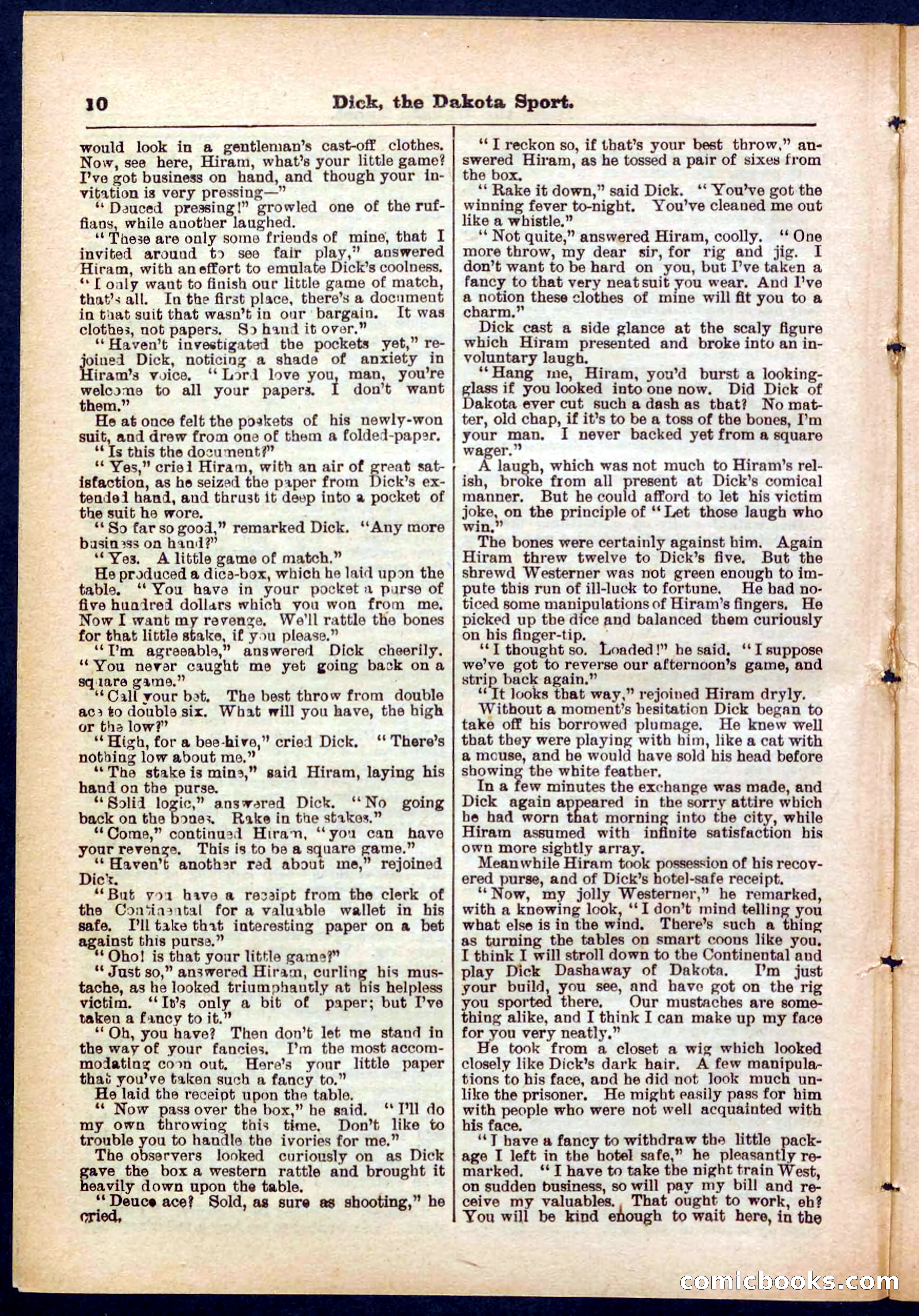 Beadle's Pocket Library No. 286 — page 10 of 32