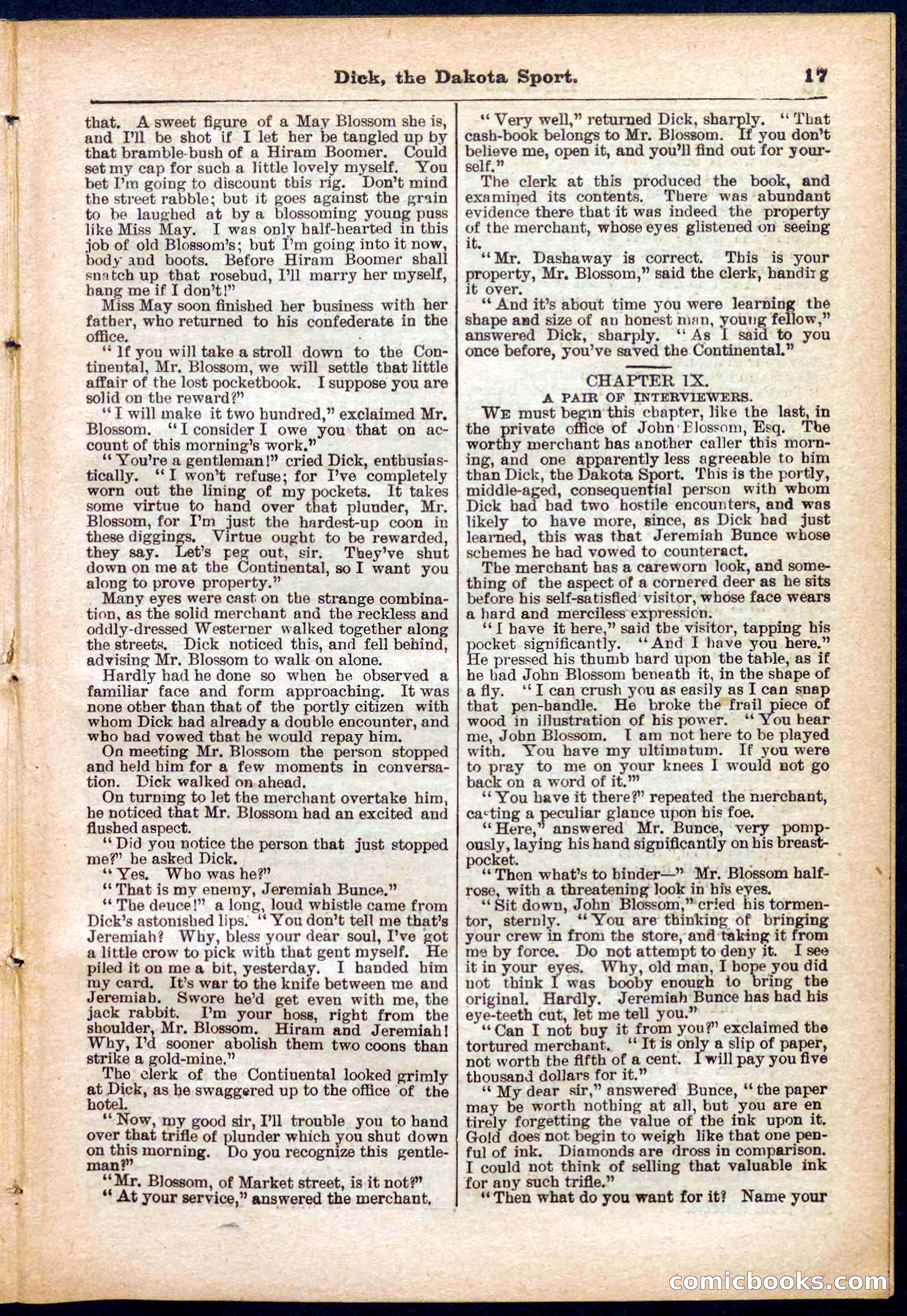 Beadle's Pocket Library No. 286 — page 17 of 32