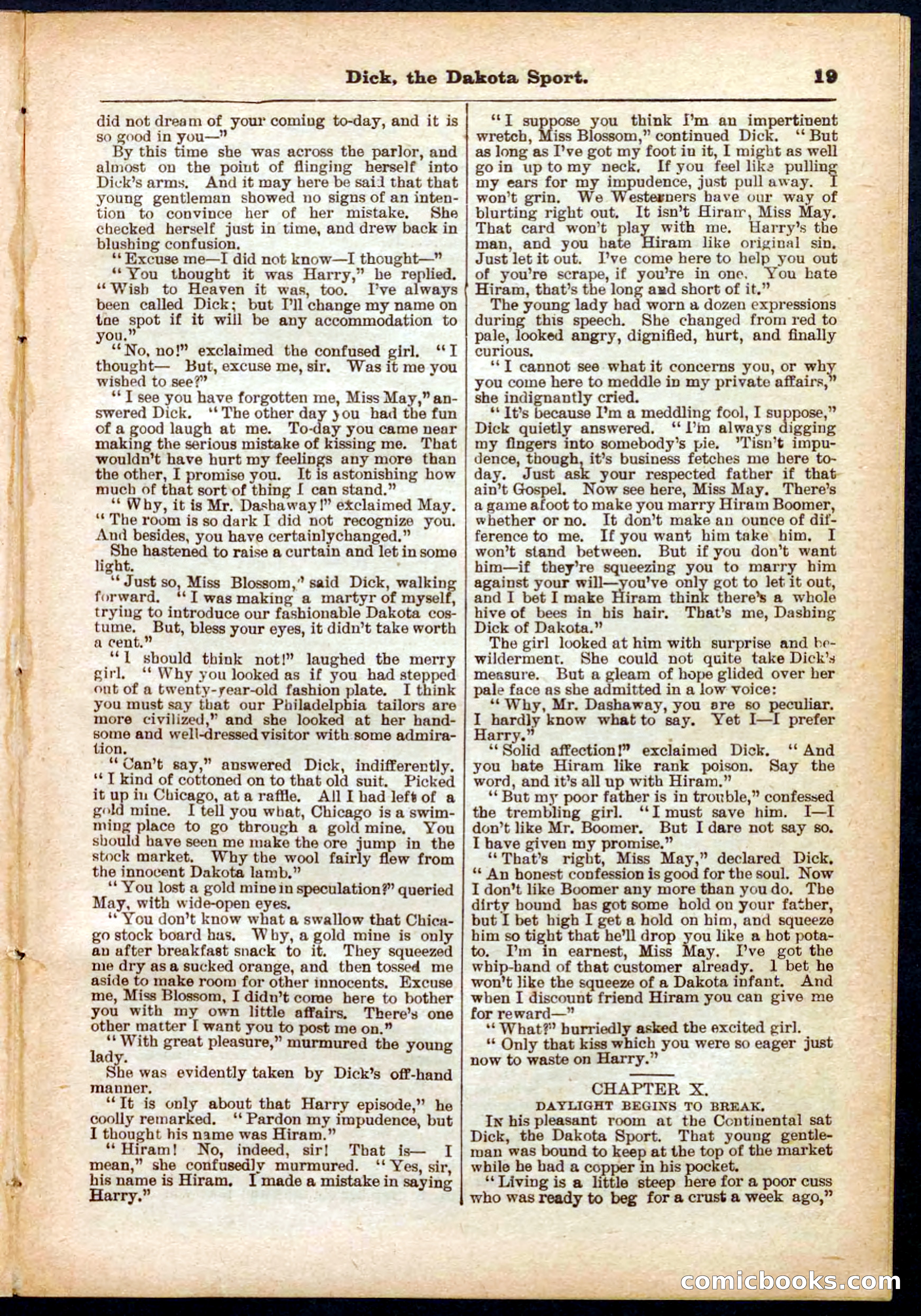 Beadle's Pocket Library No. 286 — page 19 of 32