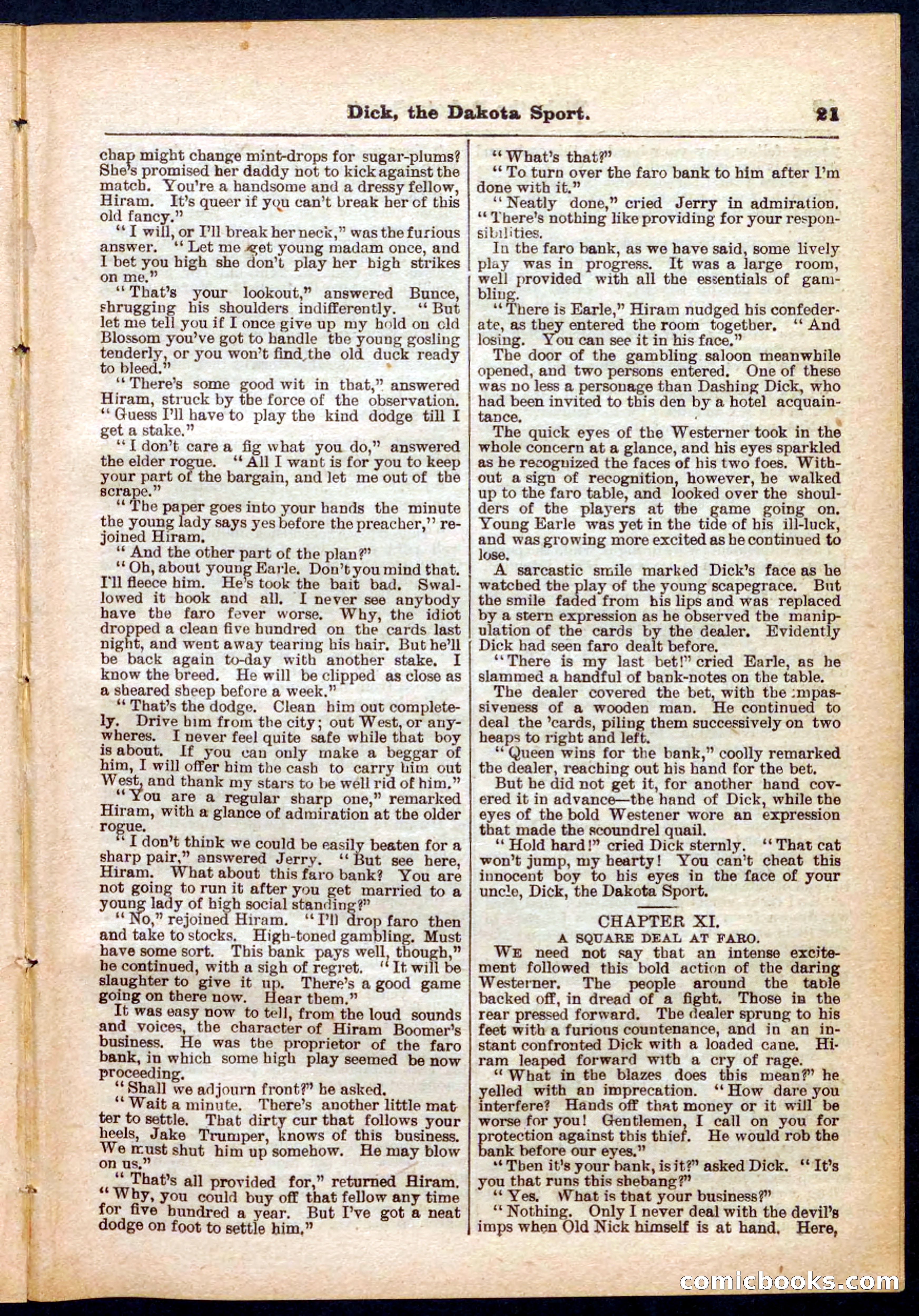Beadle's Pocket Library No. 286 — page 21 of 32