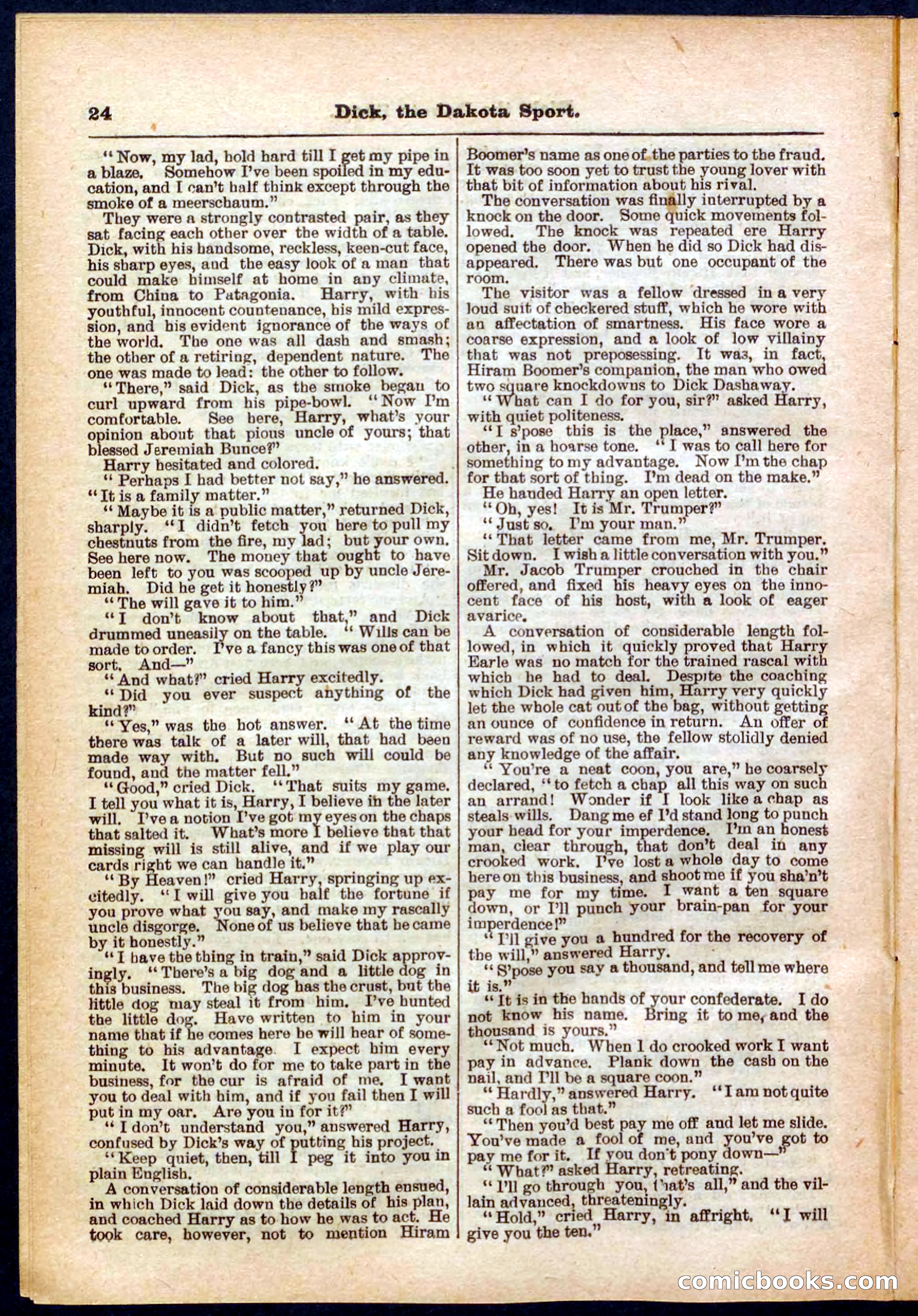 Beadle's Pocket Library No. 286 — page 24 of 32