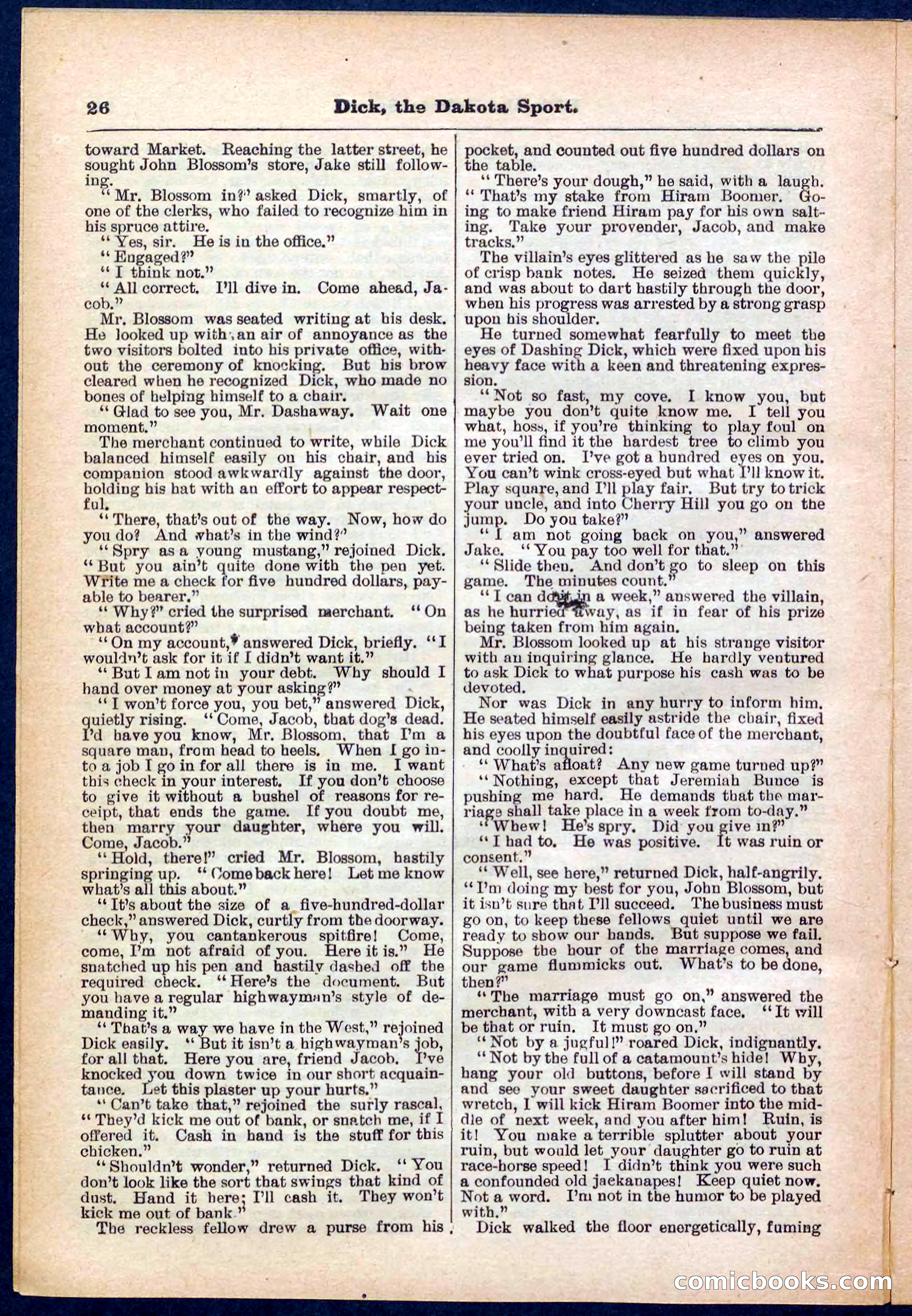 Beadle's Pocket Library No. 286 — page 26 of 32