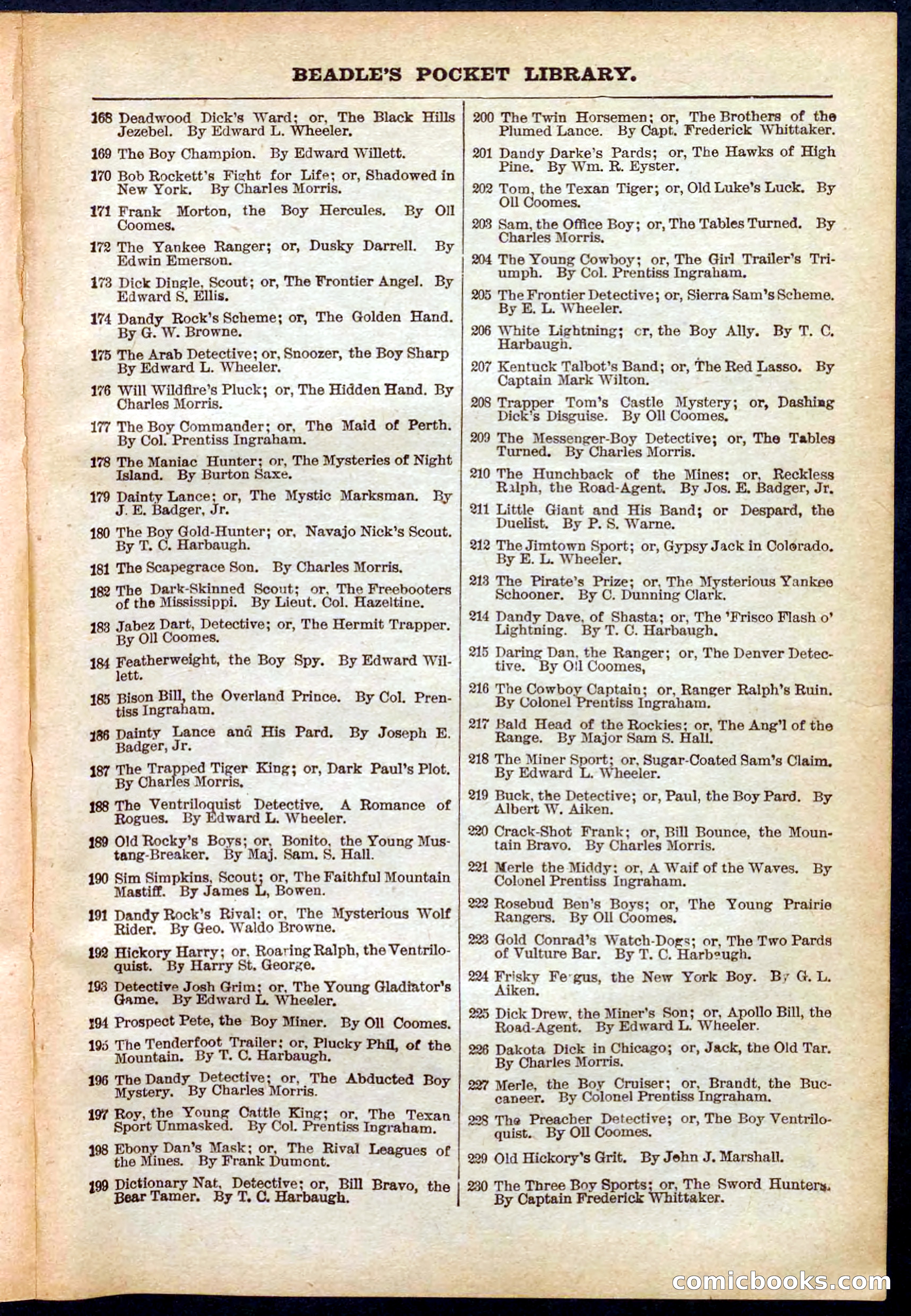 Beadle's Pocket Library No. 286 — page 31 of 32